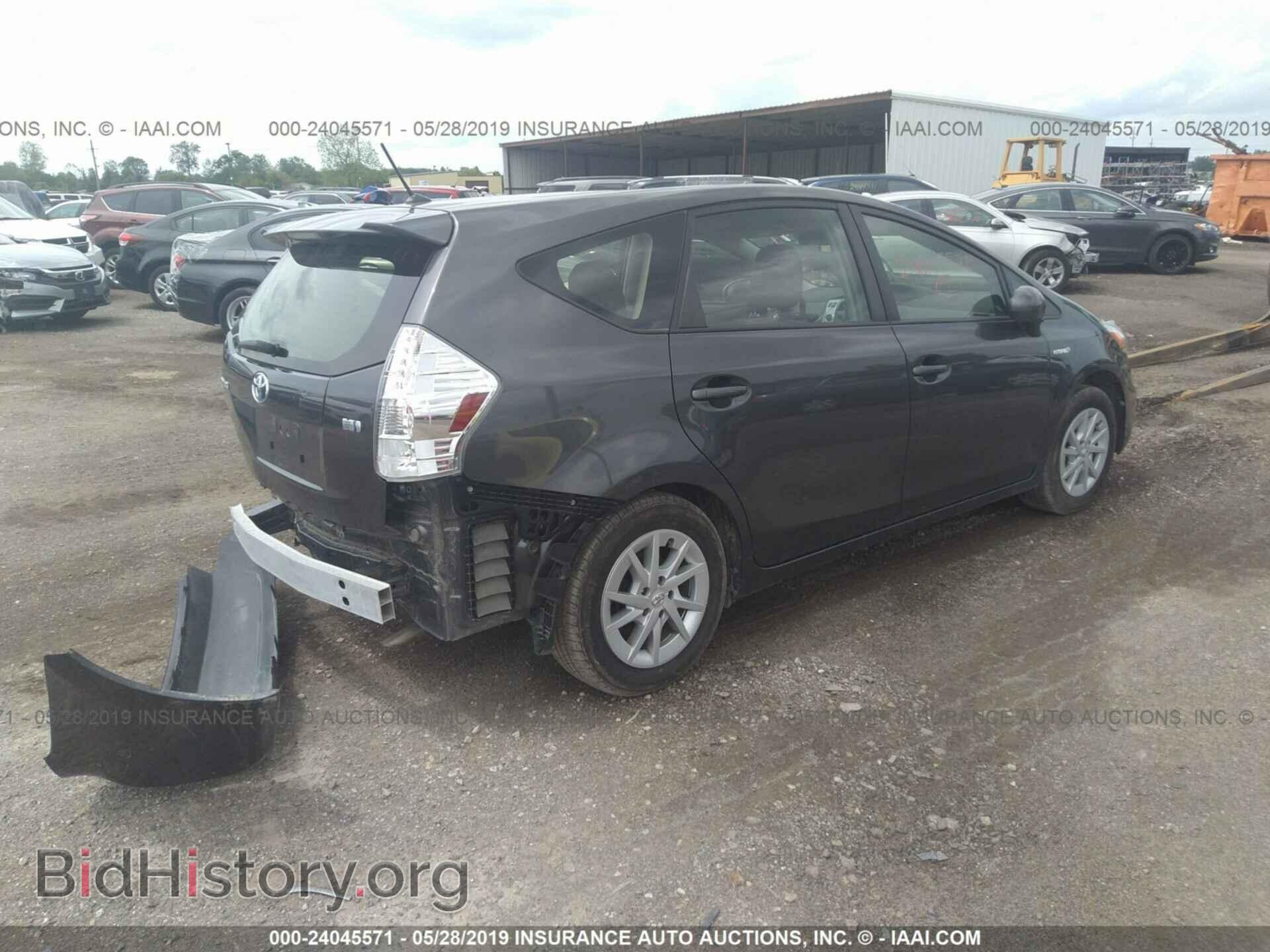2014 TOYOTA PRIUS V - VIN: JTDZN3EU4EJ000543 - Фото 4