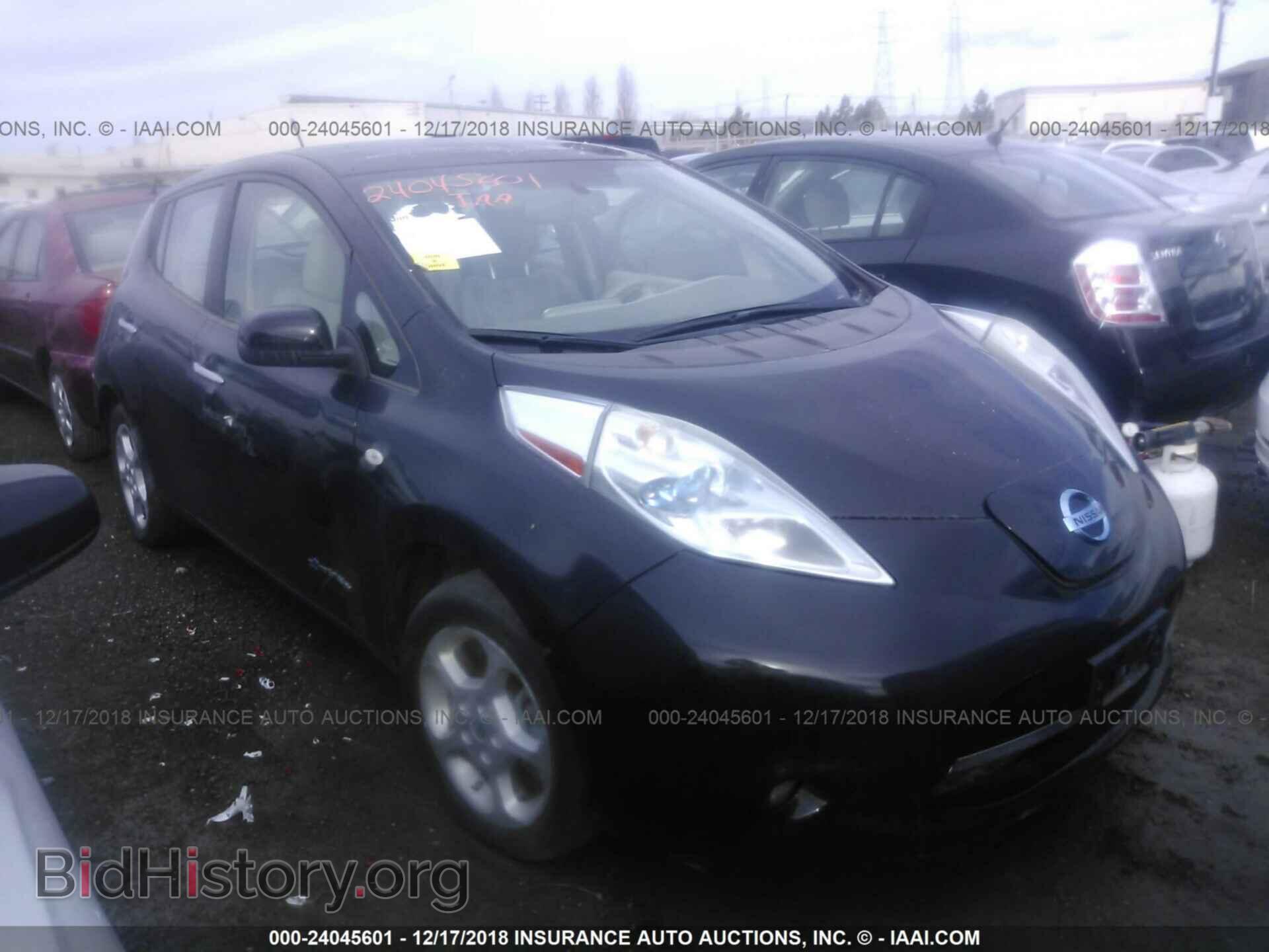 Фотография JN1AZ0CP2CT016094 - NISSAN LEAF 2012