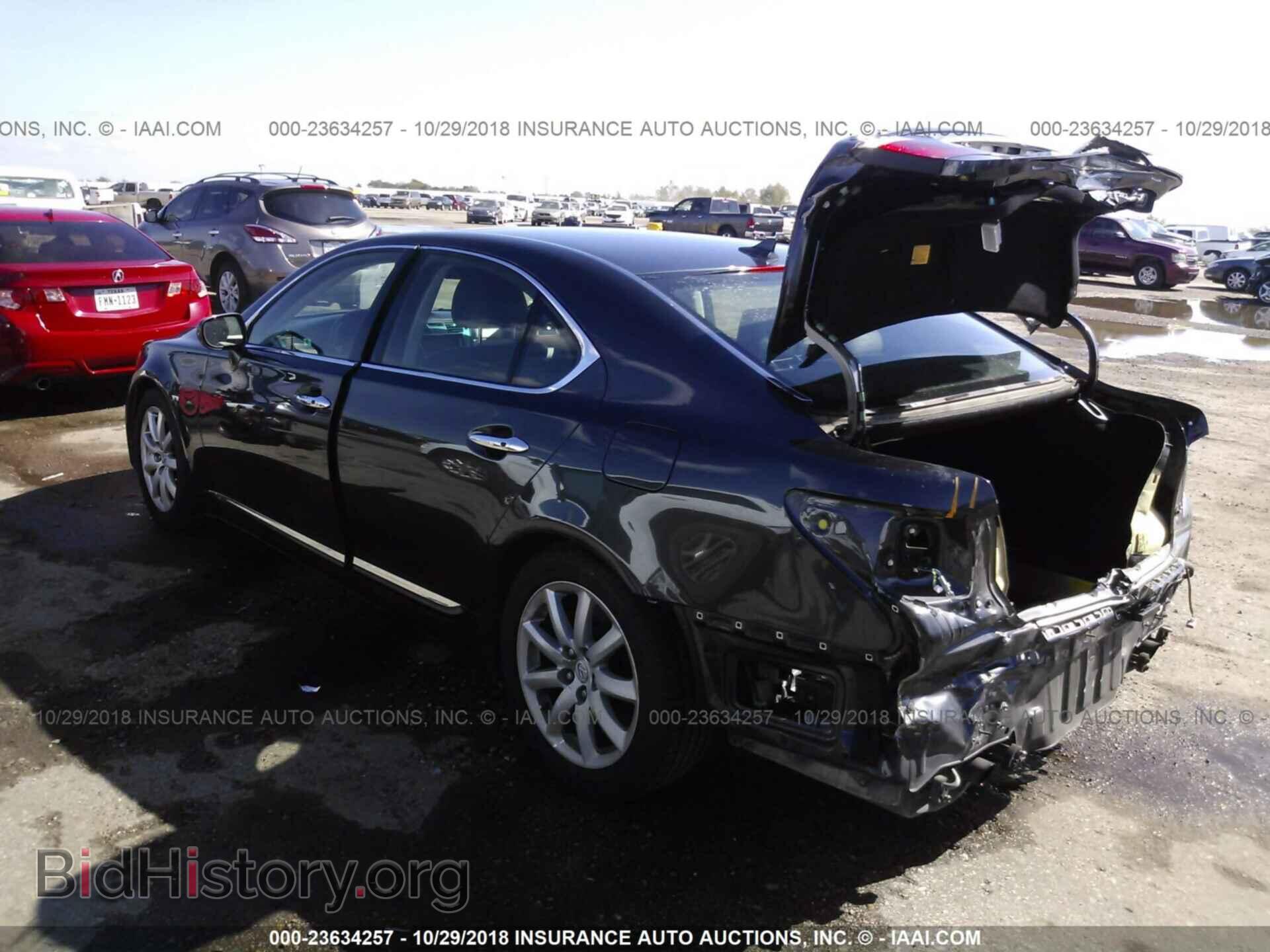 2007 LEXUS LS - VIN: JTHBL46F275035699 - Фото 3