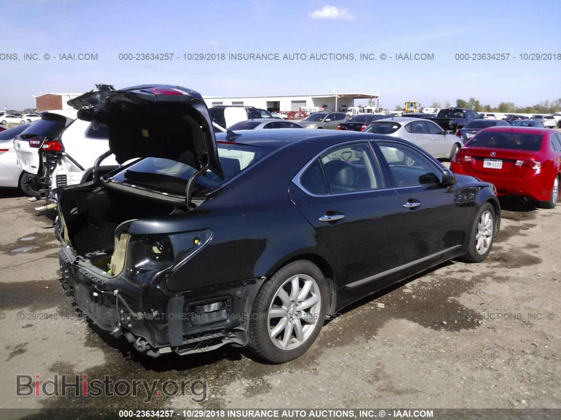2007 LEXUS LS - VIN: JTHBL46F275035699 - Фото 4