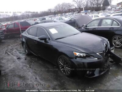 2014 Lexus IS, черный — VIN JTHBF1D2XE5016630, IAAI