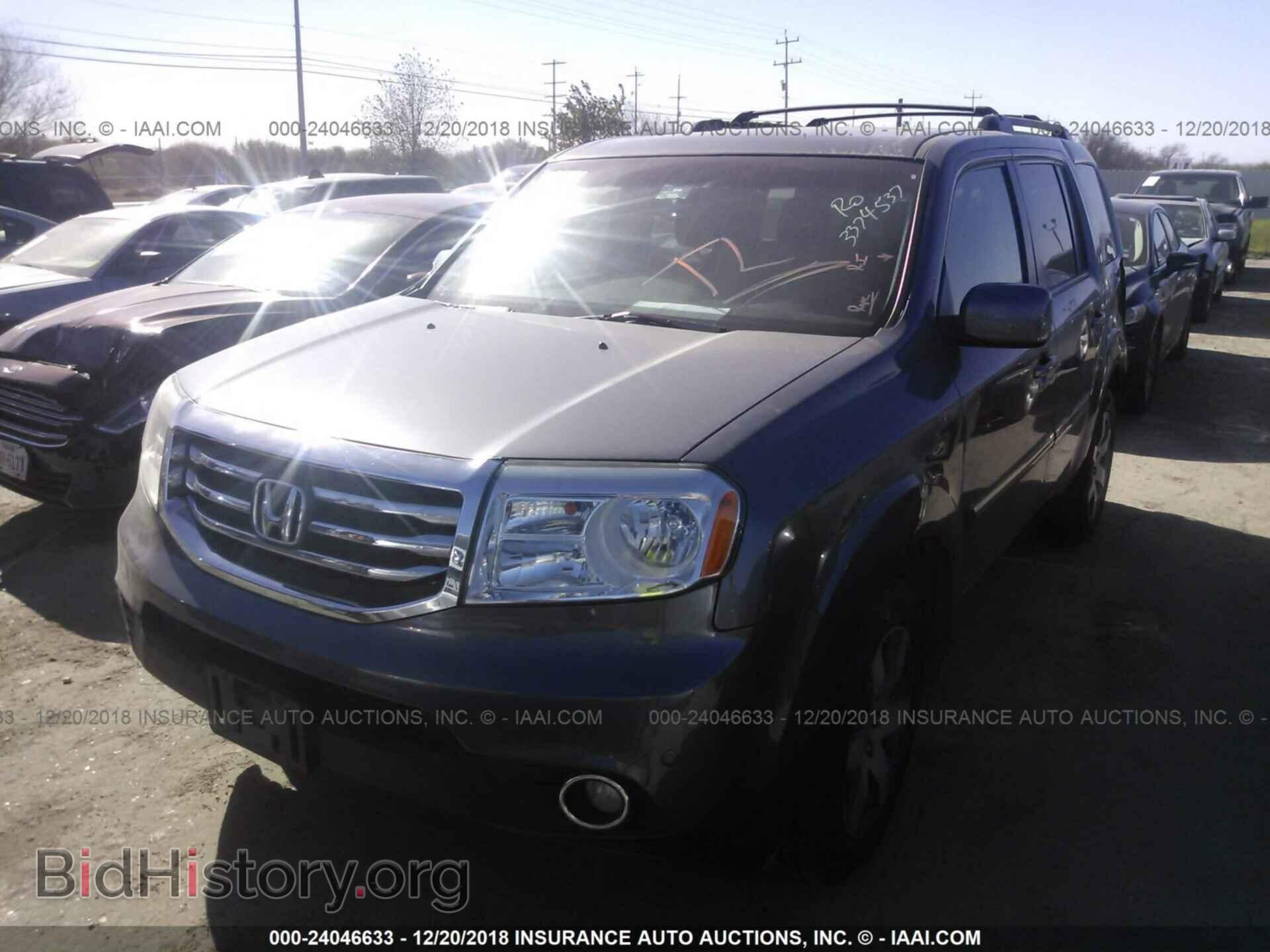 2014 Honda Pilot - VIN: 5KBYF4886EB801951 - Фото 2