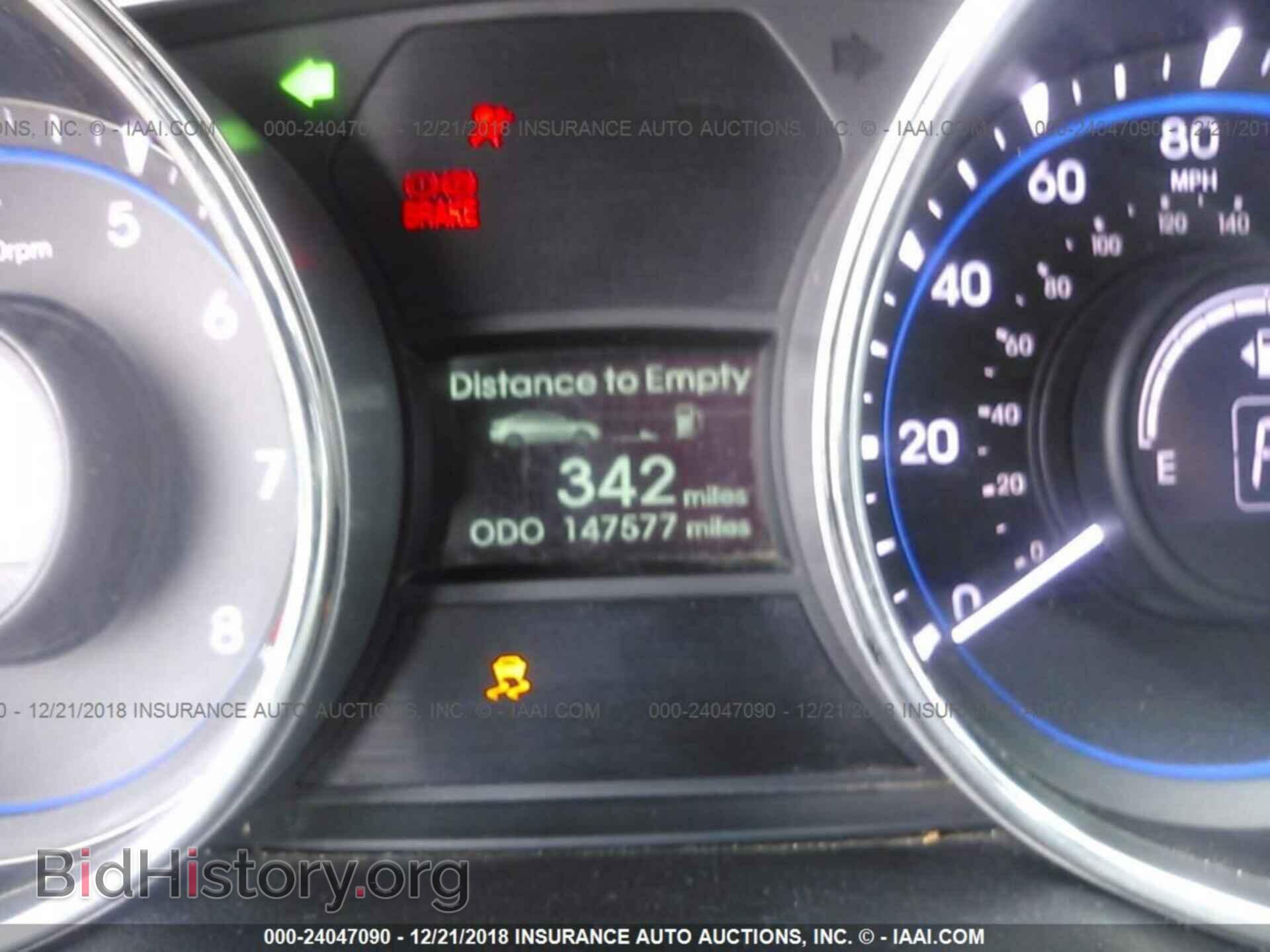 2014 HYUNDAI SONATA - VIN: 5NPEB4AC4EH822973 - Фото 7
