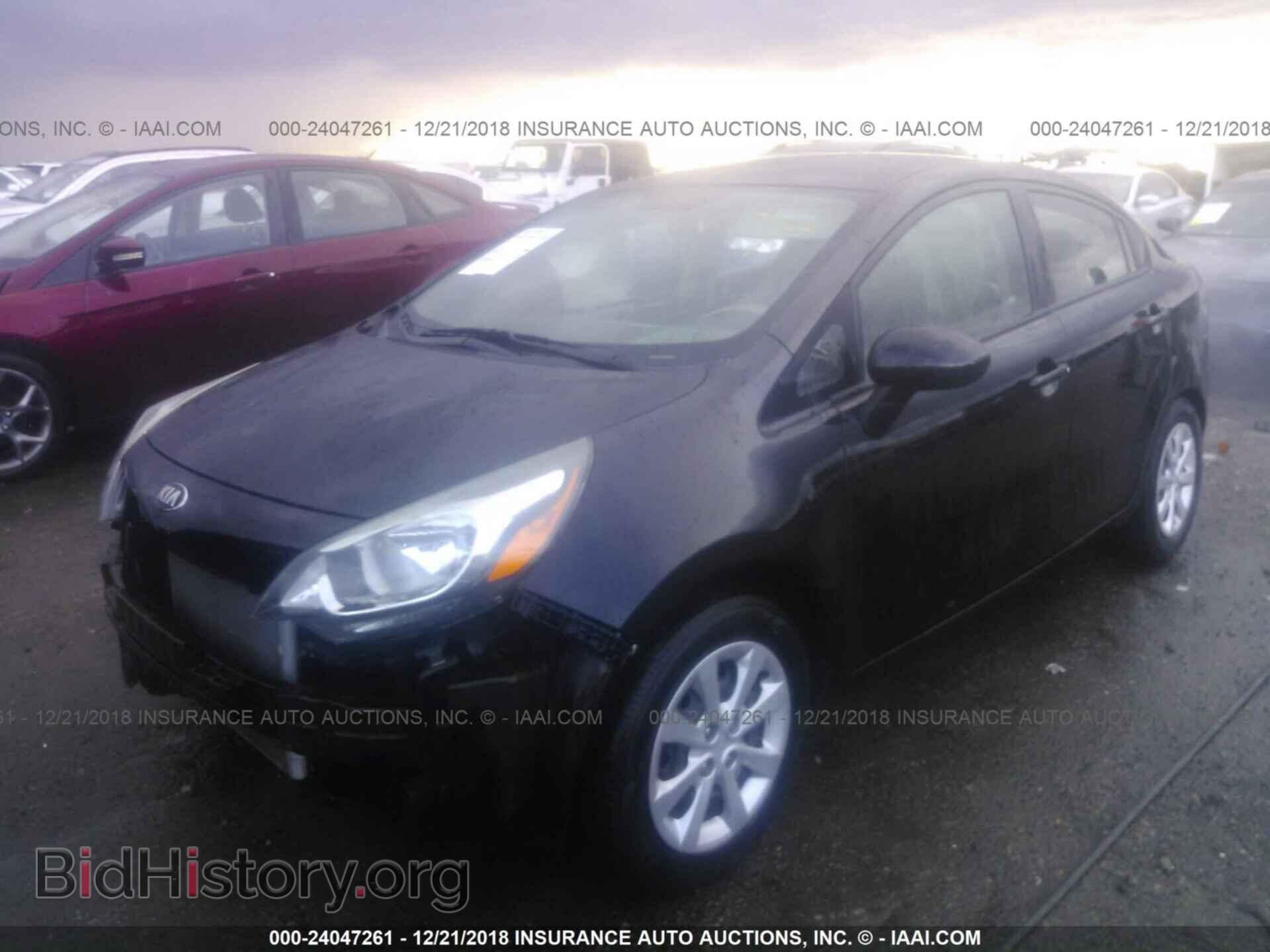 2013 KIA RIO - VIN: KNADM4A35D6252638 - Фото 2