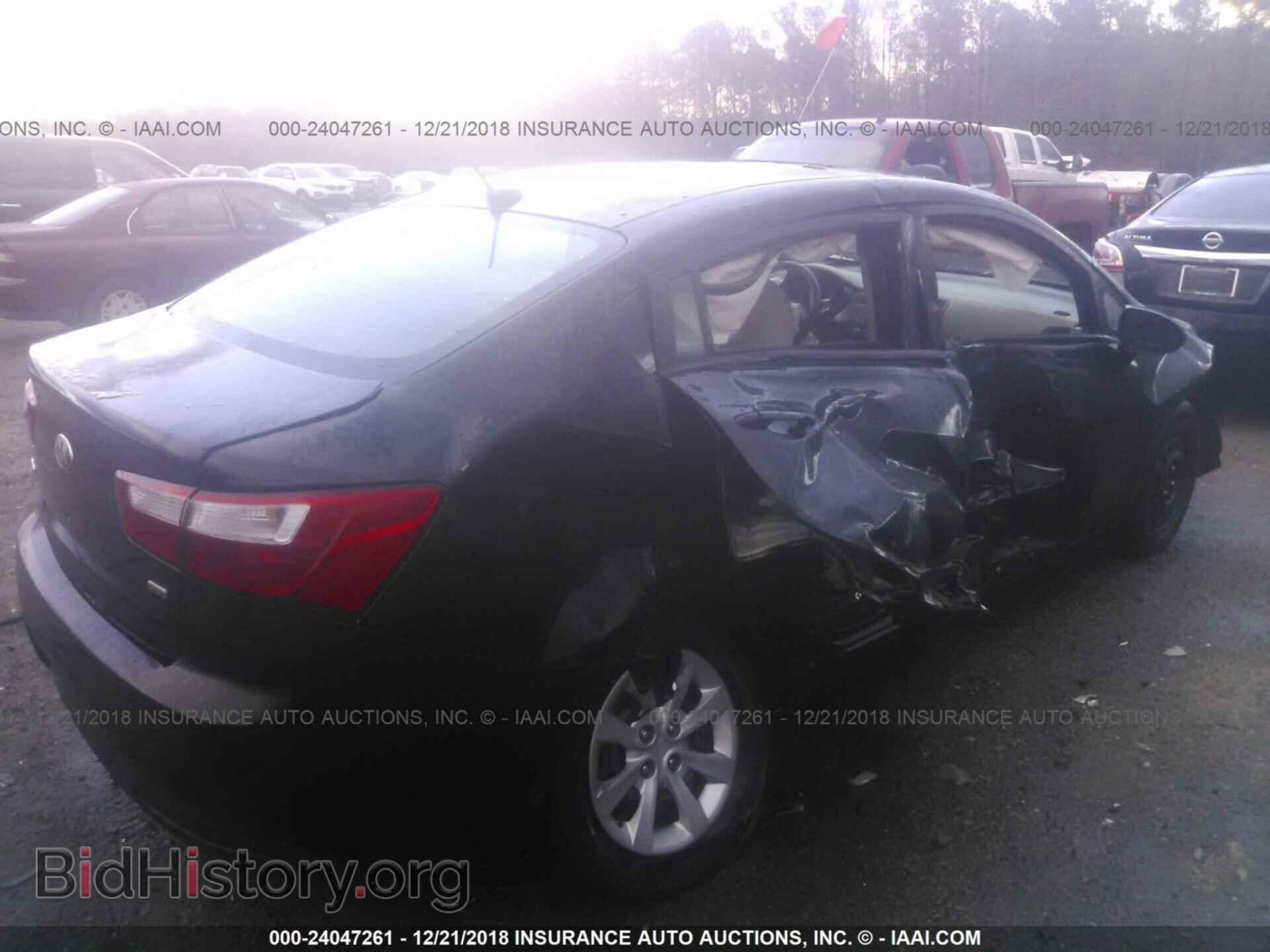 2013 KIA RIO - VIN: KNADM4A35D6252638 - Фото 4