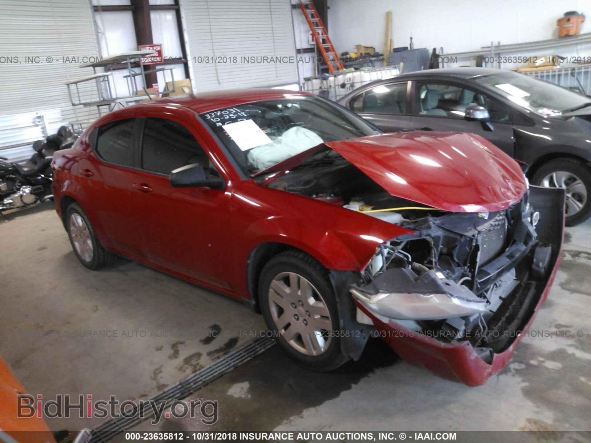 Фотография 1C3CDZAB2DN603356 - DODGE AVENGER 2013
