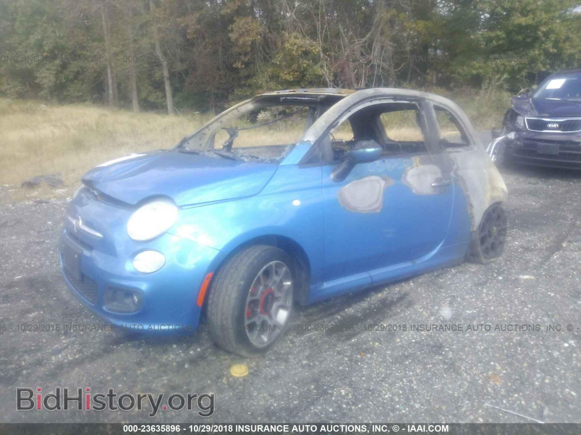 2015 FIAT 500 - VIN: 3C3CFFBR4FT721593 - Photo 2