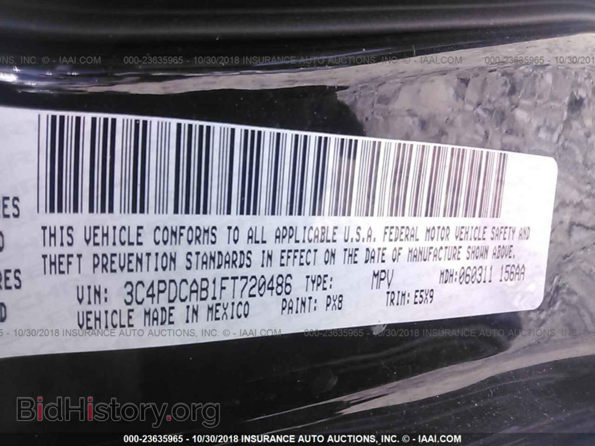 2015 DODGE JOURNEY - VIN: 3C4PDCAB1FT720486 - Photo 9