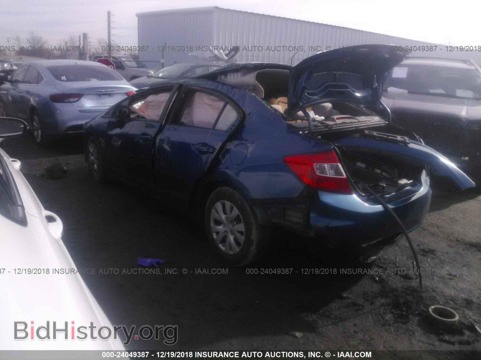 2012 HONDA CIVIC - VIN: 19XFB2F53CE083177 - Photo 3