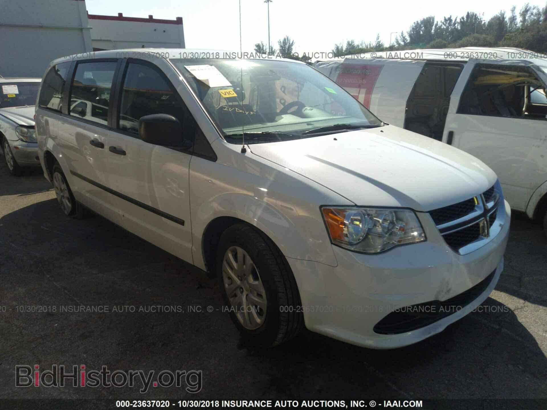 Photo 2C4RDGBG5GR192630 - DODGE GRAND CARAVAN 2016