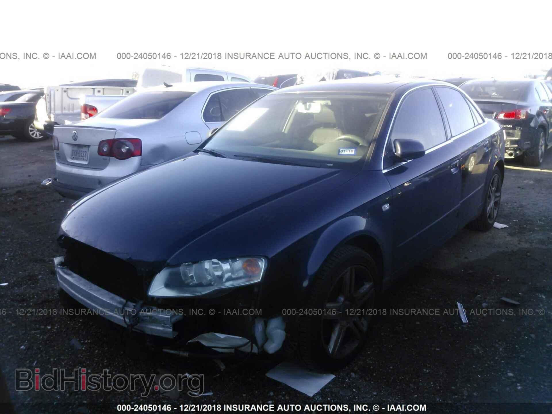 2007 AUDI A4 - VIN: WAUDF78E57A242714 - Фото 2