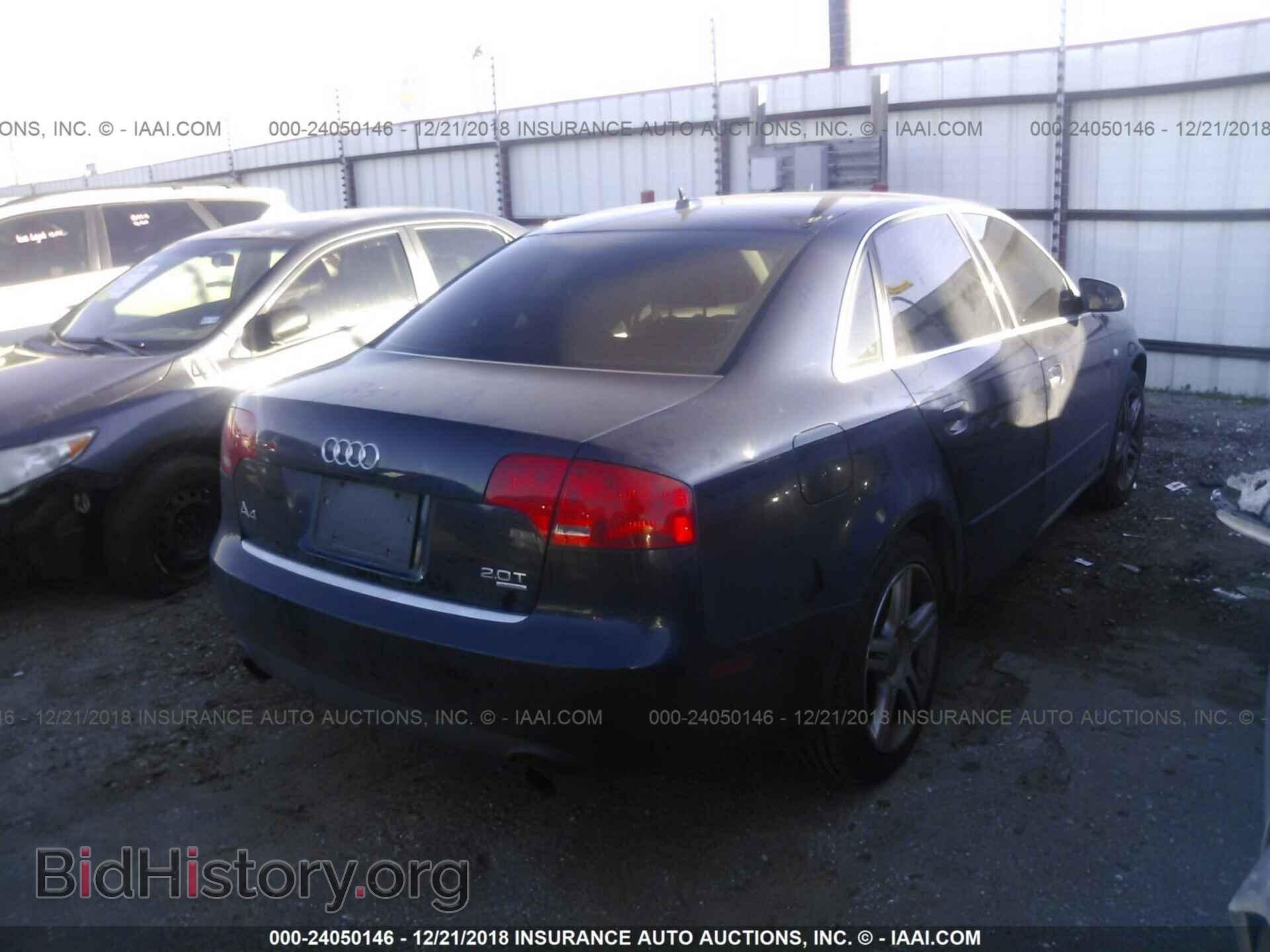2007 AUDI A4 - VIN: WAUDF78E57A242714 - Фото 4