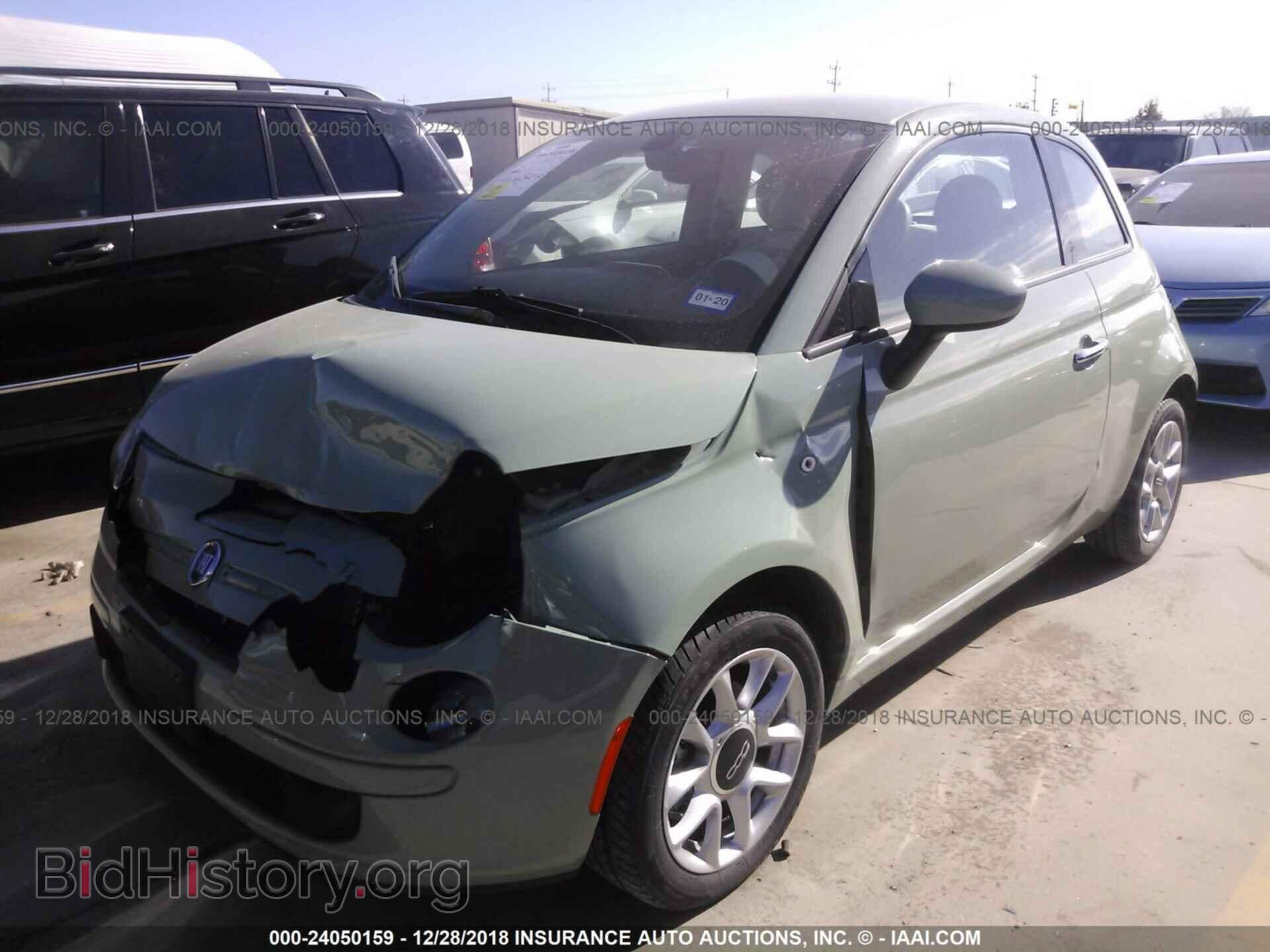 2017 FIAT 500 - VIN: 3C3CFFKR4HT697914 - Фото 2