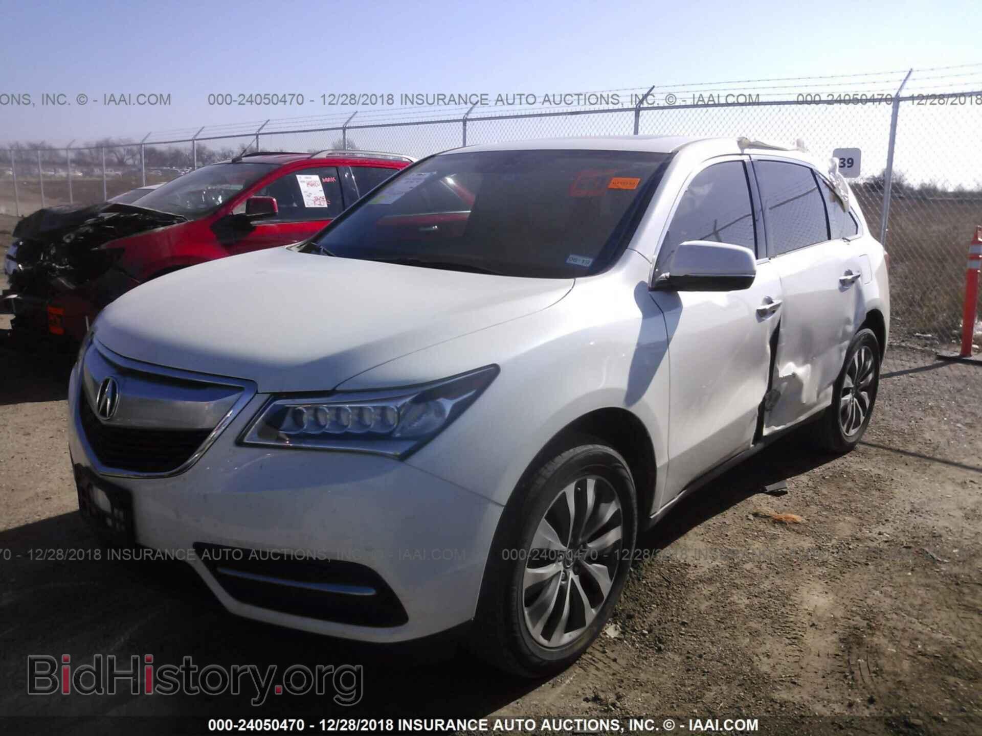 2015 ACURA MDX - VIN: 5FRYD4H47FB001760 - Фото 2