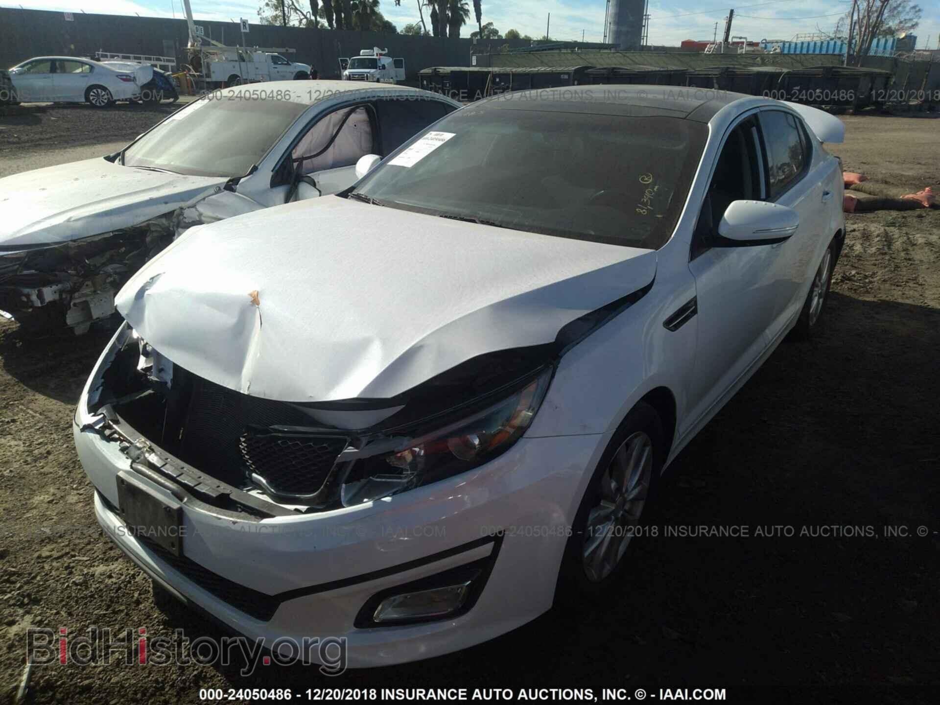 2014 Kia Optima - VIN: 5XXGN4A71EG299622 - Photo 2