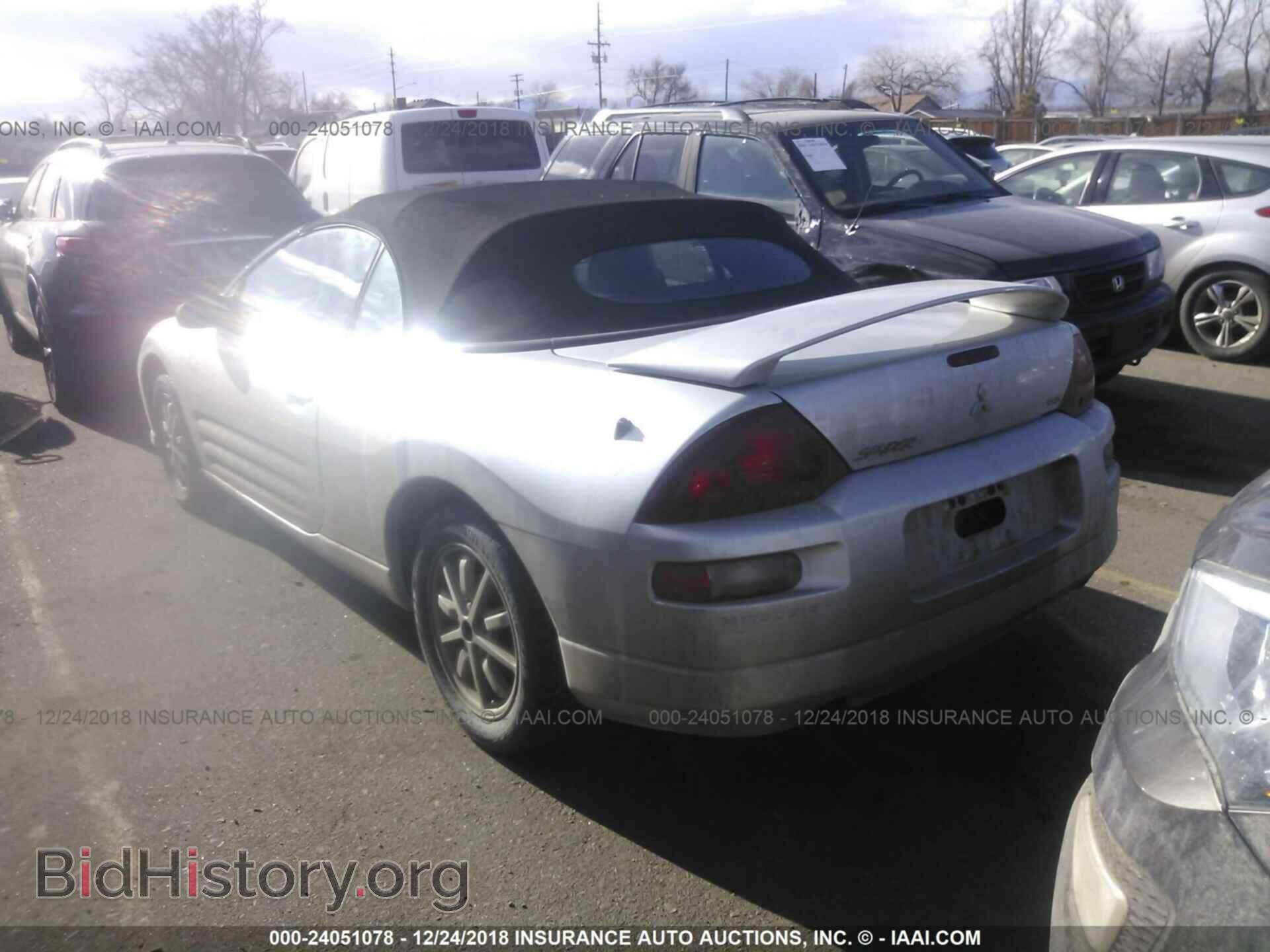 2002 MITSUBISHI ECLIPSE - VIN: 4A3AE45G22E015167 - Фото 3