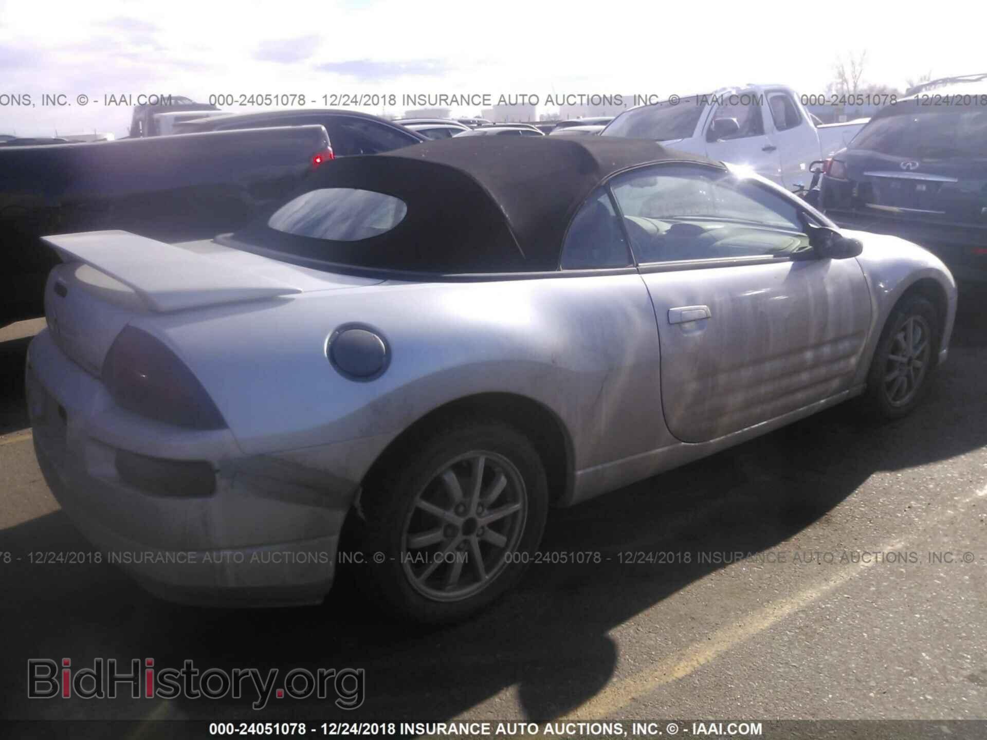 2002 MITSUBISHI ECLIPSE - VIN: 4A3AE45G22E015167 - Фото 4