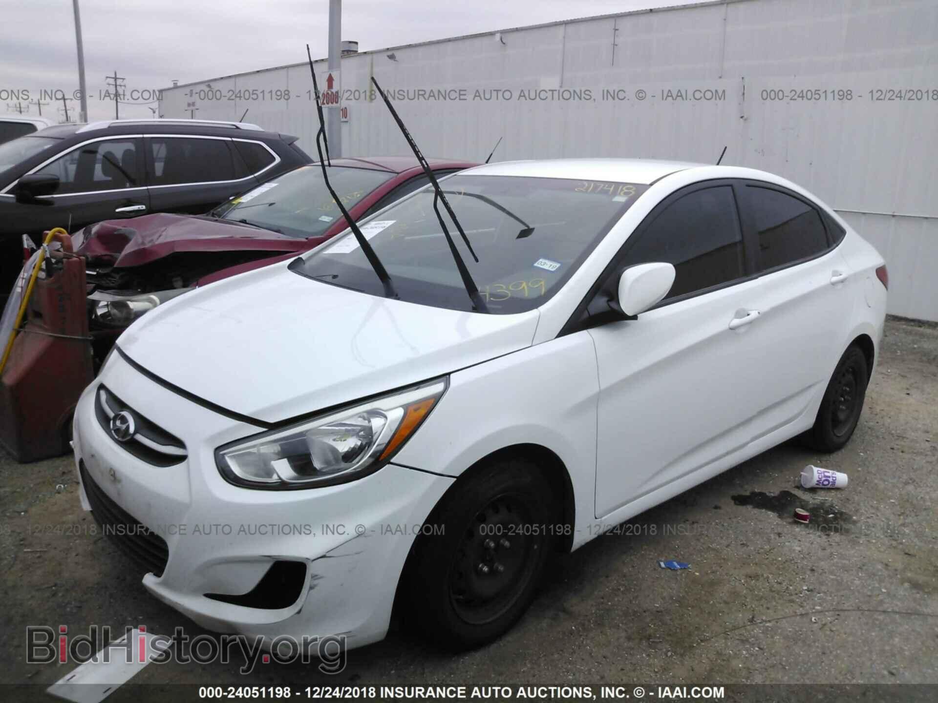 2015 HYUNDAI ACCENT - VIN: KMHCT4AE1FU814399 - Фото 2