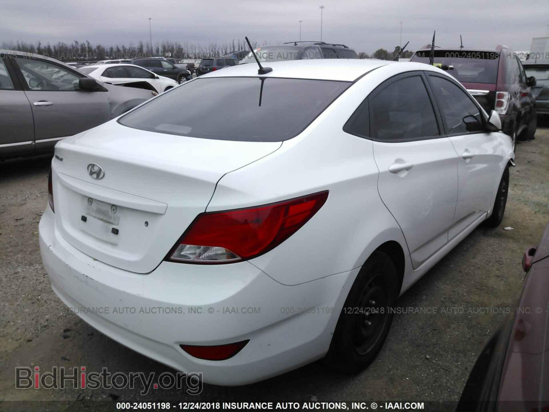 2015 HYUNDAI ACCENT - VIN: KMHCT4AE1FU814399 - Фото 4