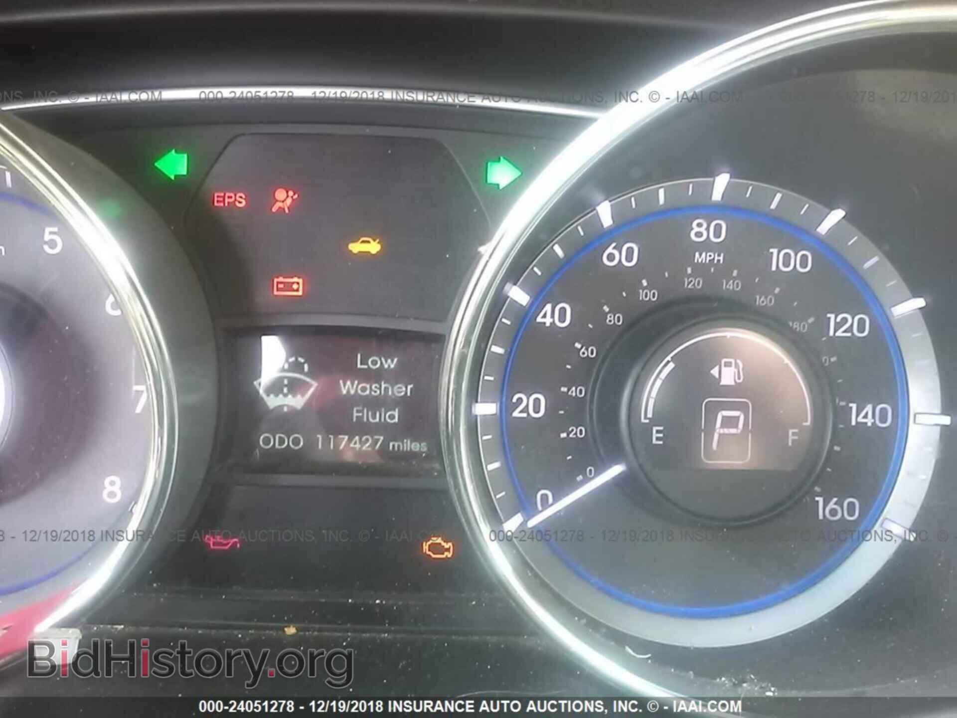 2012 HYUNDAI SONATA - VIN: 5NPEC4AC1CH332792 - Фото 7