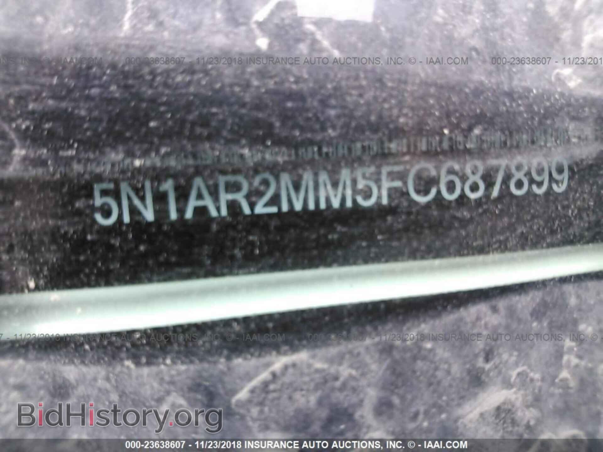 2015 NISSAN PATHFINDER - VIN: 5N1AR2MM5FC687899 - Фото 9