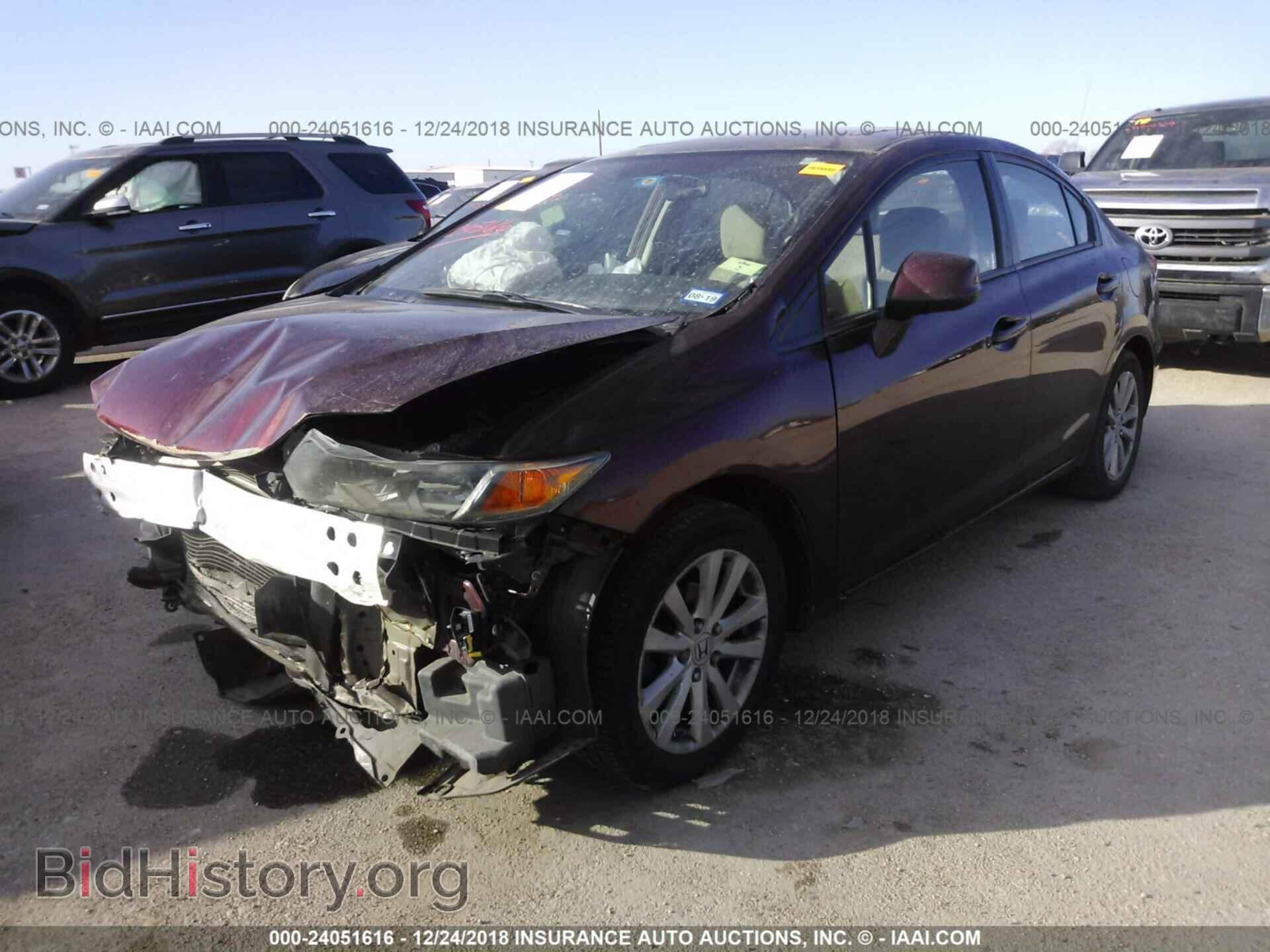 2012 HONDA CIVIC - VIN: 19XFB2F88CE035975 - Photo 2