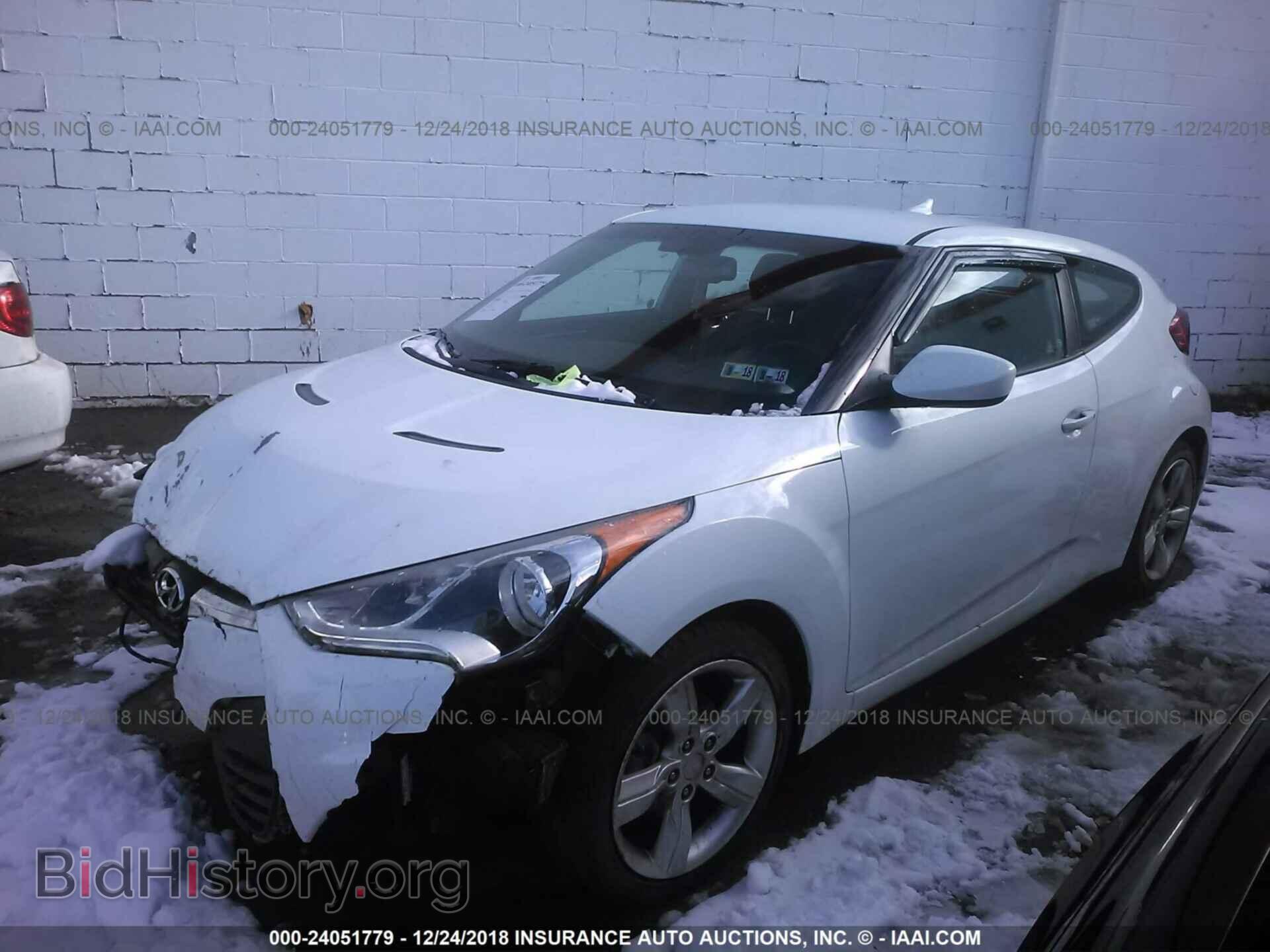 2014 HYUNDAI VELOSTER - VIN: KMHTC6AD5EU216771 - Фото 2