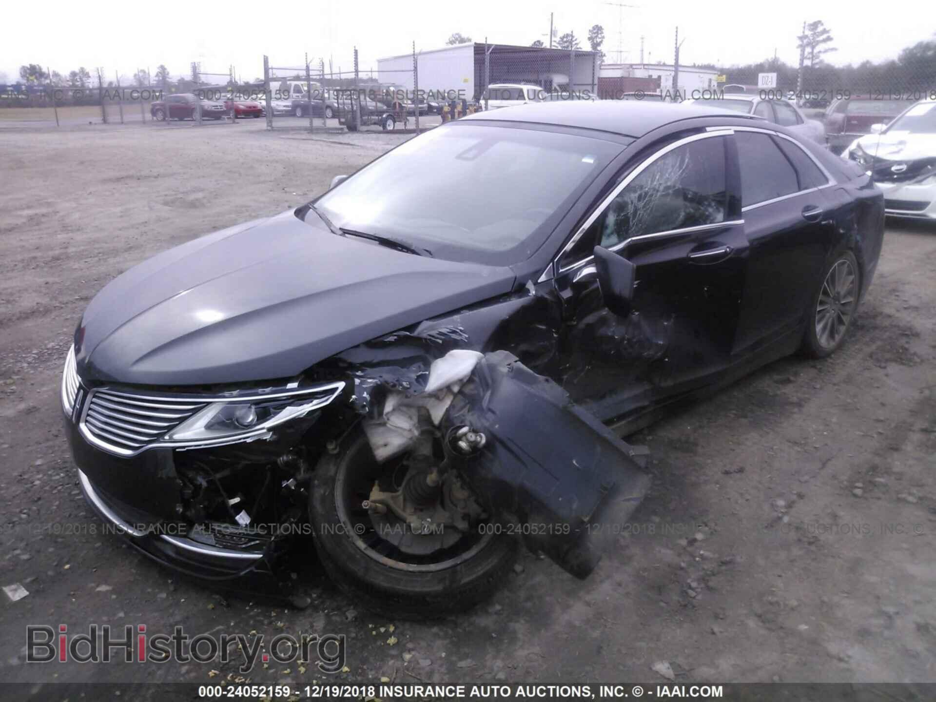 2014 LINCOLN MKZ - VIN: 3LN6L2G92ER804319 - Фото 2