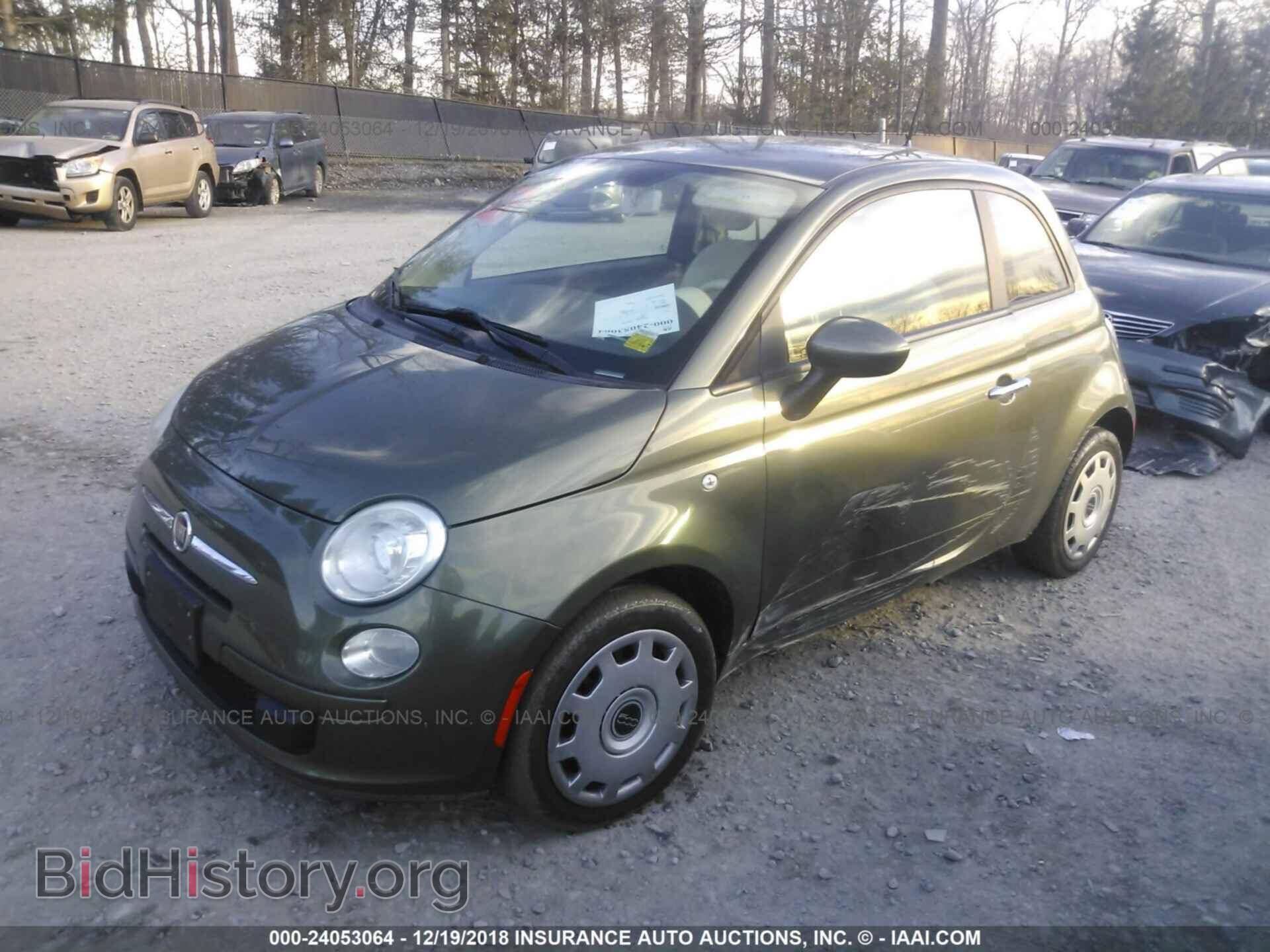2012 FIAT 500 - VIN: 3C3CFFAR4CT128247 - Фото 2