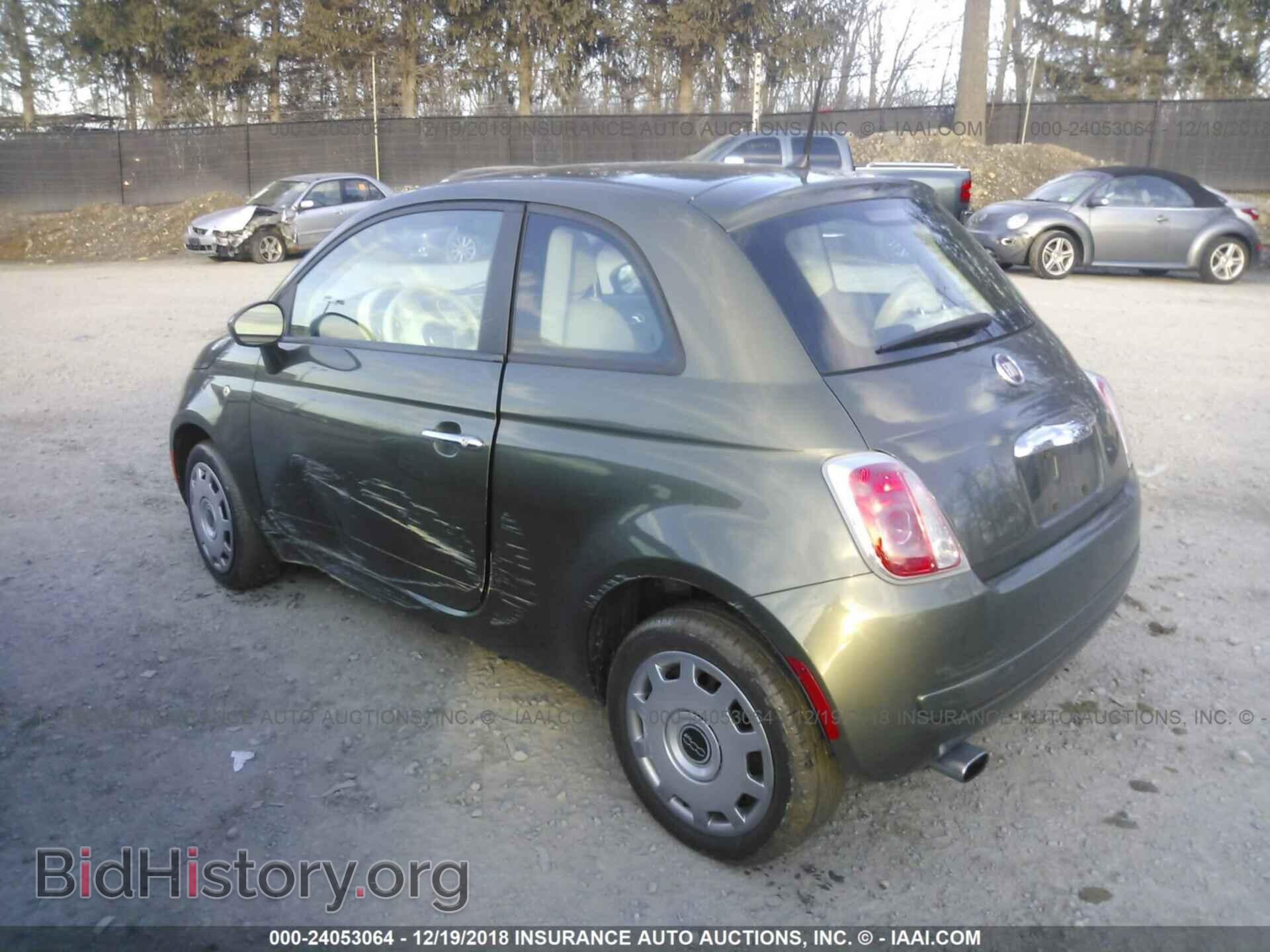 2012 FIAT 500 - VIN: 3C3CFFAR4CT128247 - Фото 3