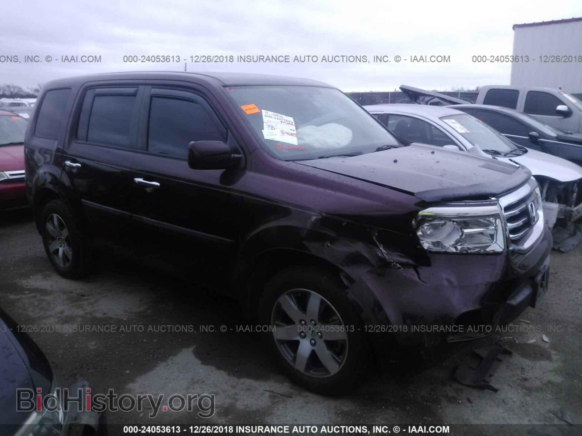 Photo 5FNYF3H20EB001005 - HONDA PILOT 2014