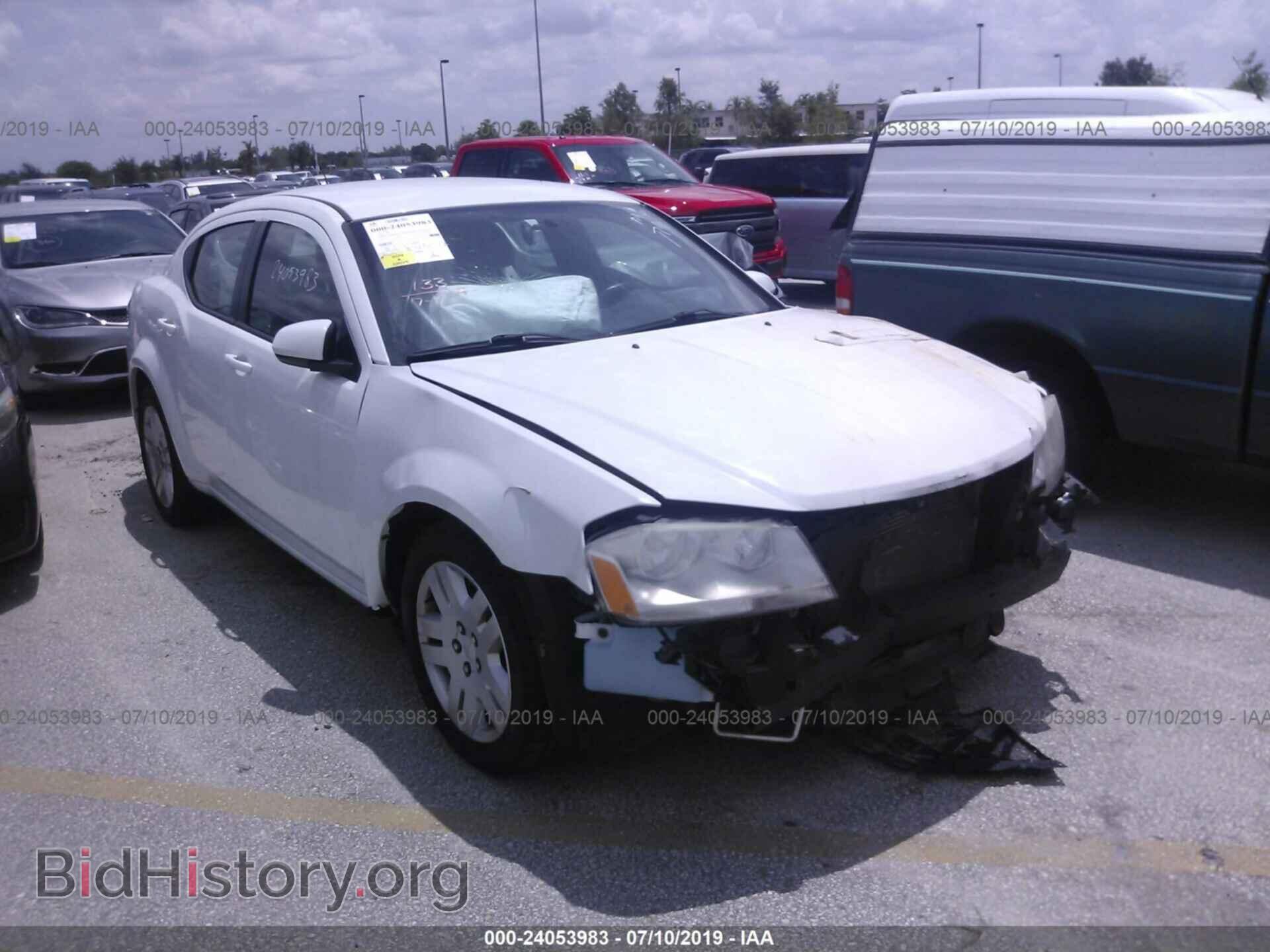 Photo 1C3CDZCB9CN242297 - DODGE AVENGER 2012
