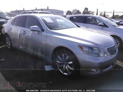 2008 Lexus LS, серебристый — VIN JTHBL46F285056571, IAAI
