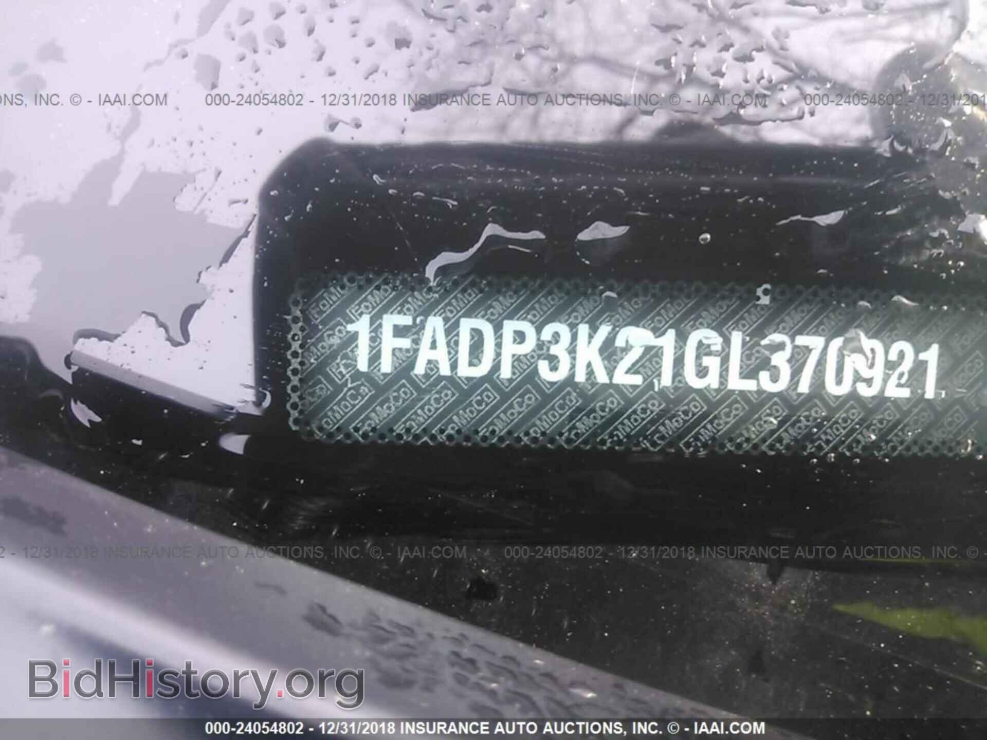 2016 FORD FOCUS - VIN: 1FADP3K21GL370921 - Фото 9