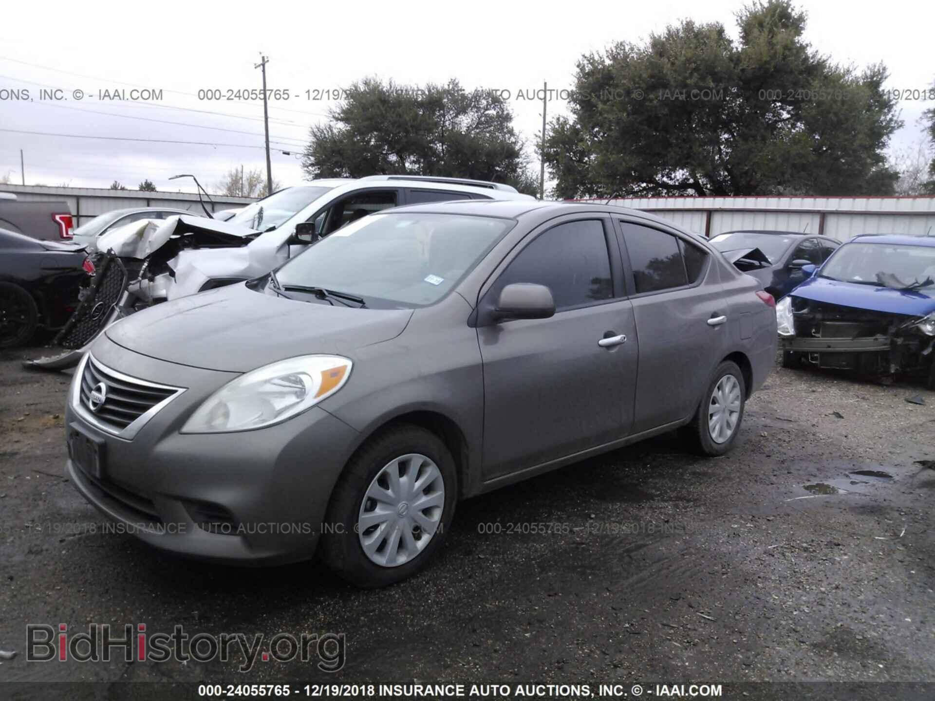 2012 Nissan Versa - VIN: 3N1CN7AP9CL835141 - Фото 2