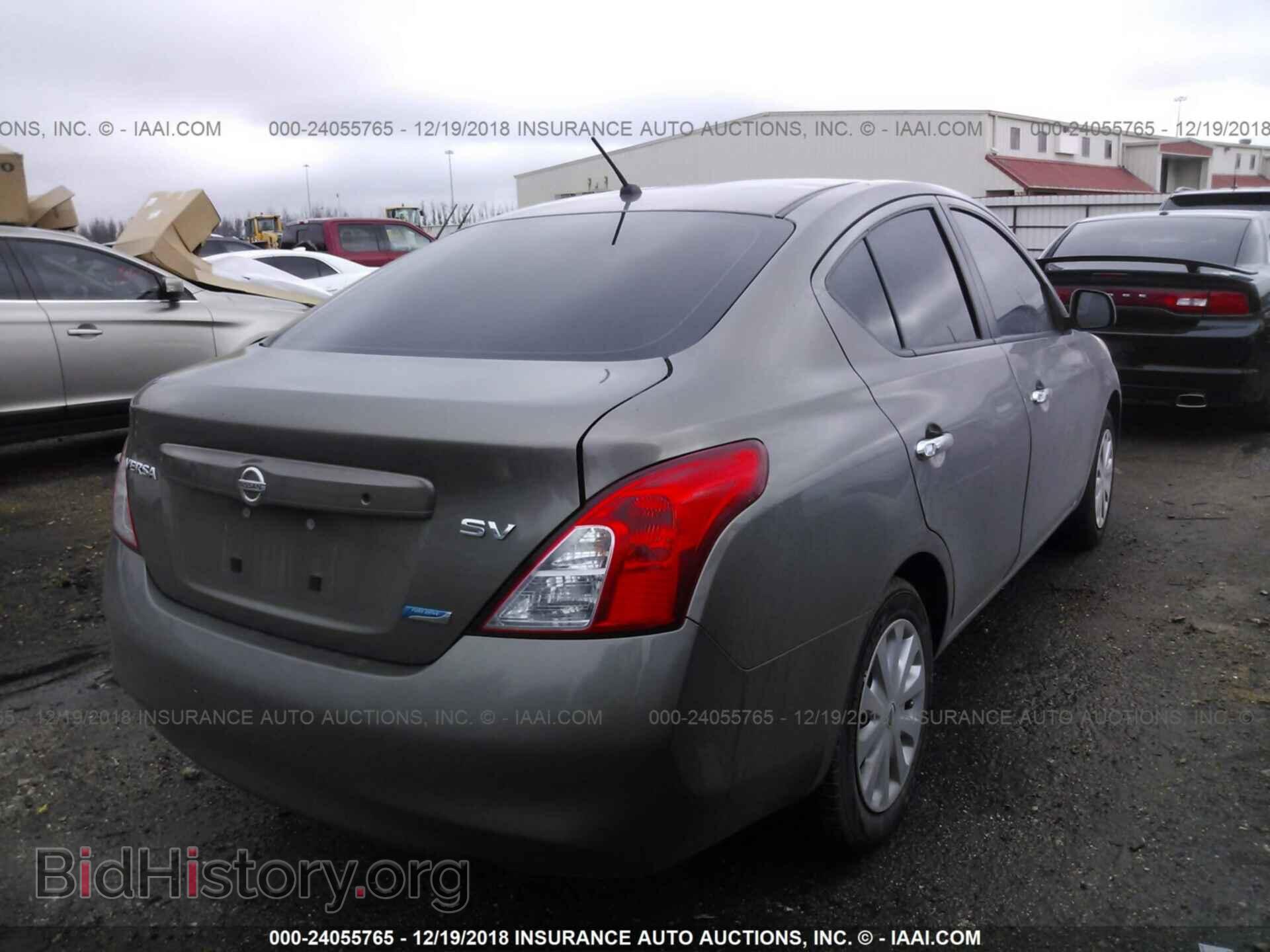 2012 Nissan Versa - VIN: 3N1CN7AP9CL835141 - Фото 4