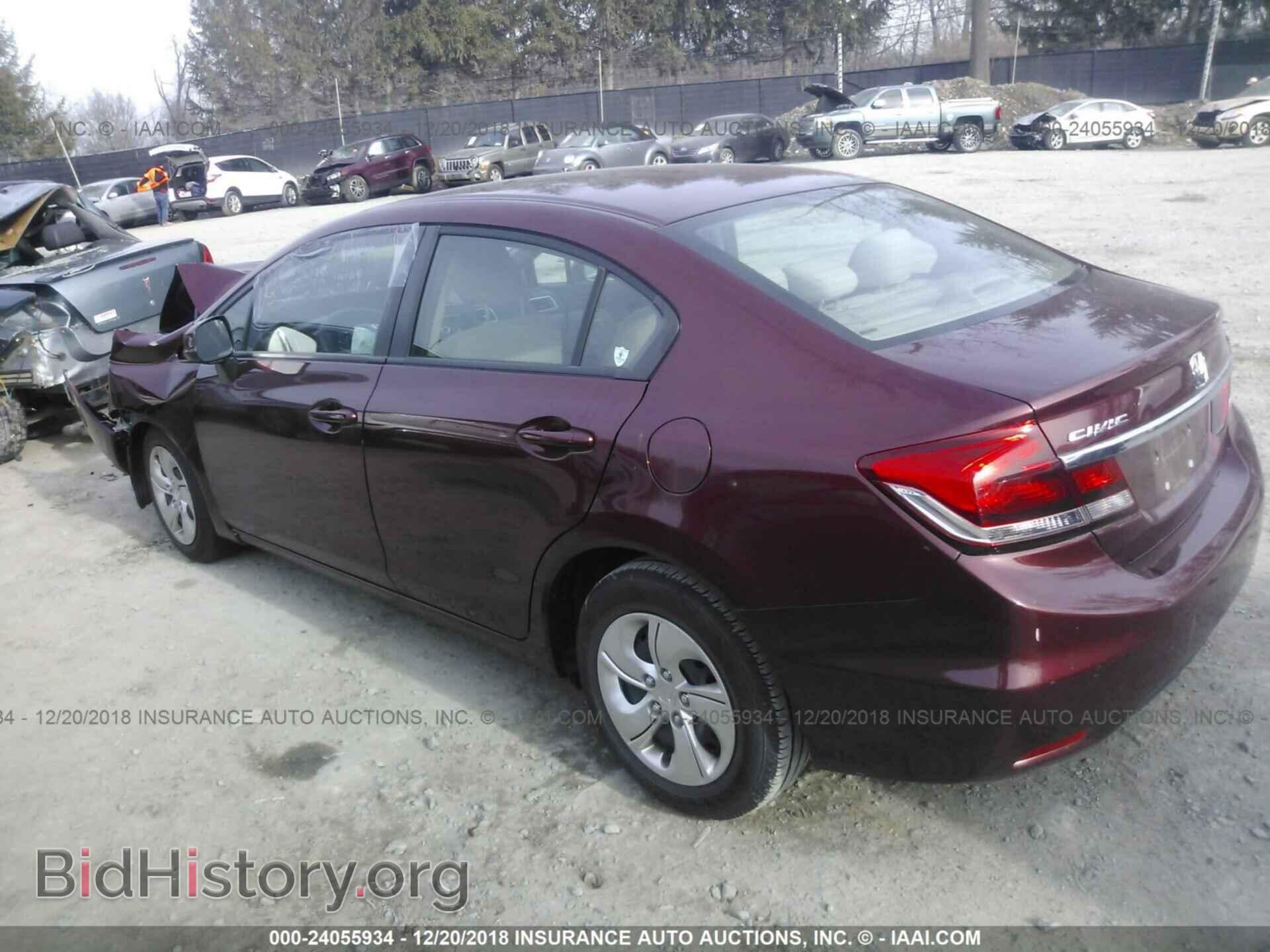 2013 HONDA CIVIC - VIN: 2HGFB2F53DH593195 - Фото 3
