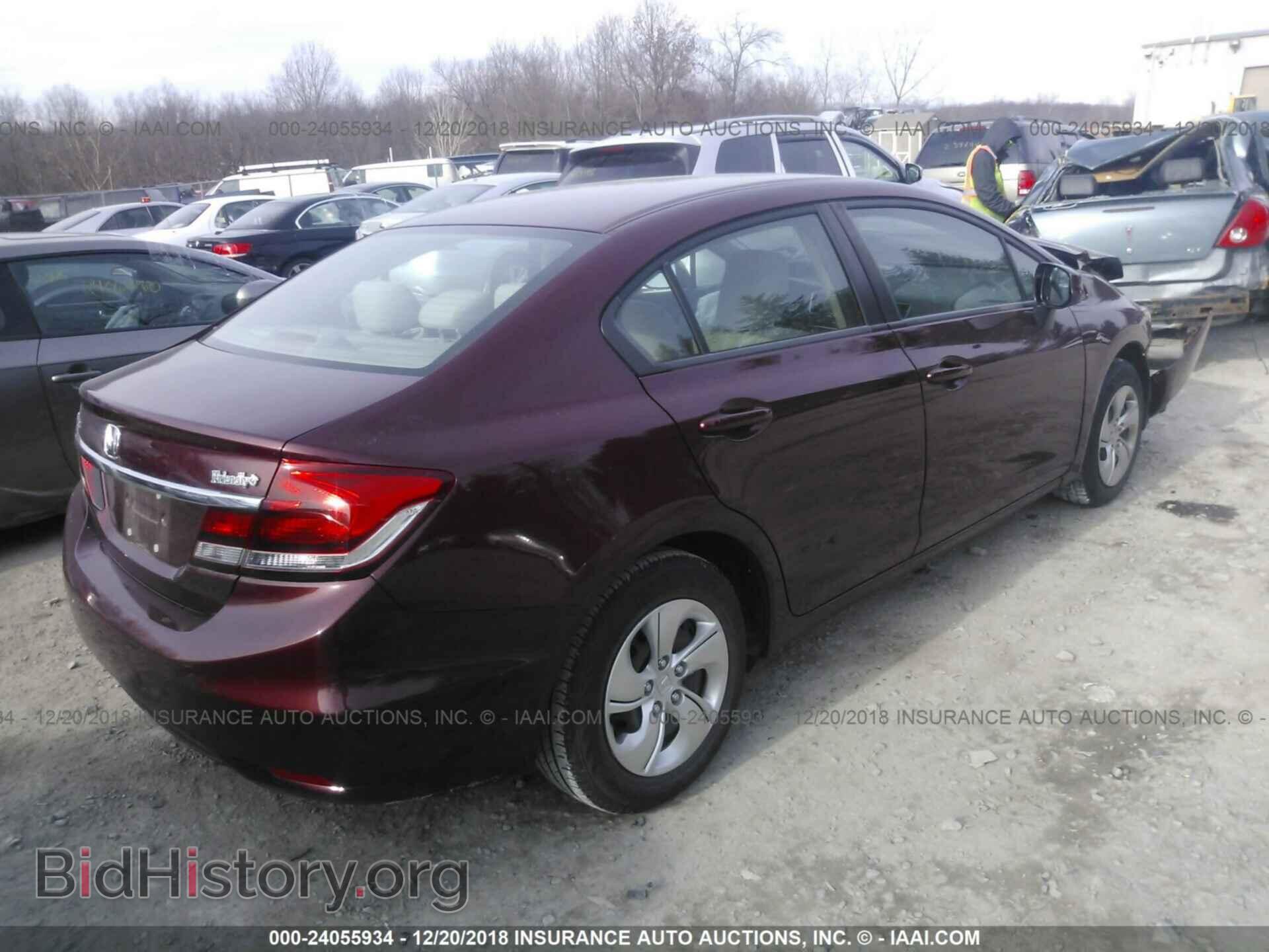 2013 HONDA CIVIC - VIN: 2HGFB2F53DH593195 - Фото 4