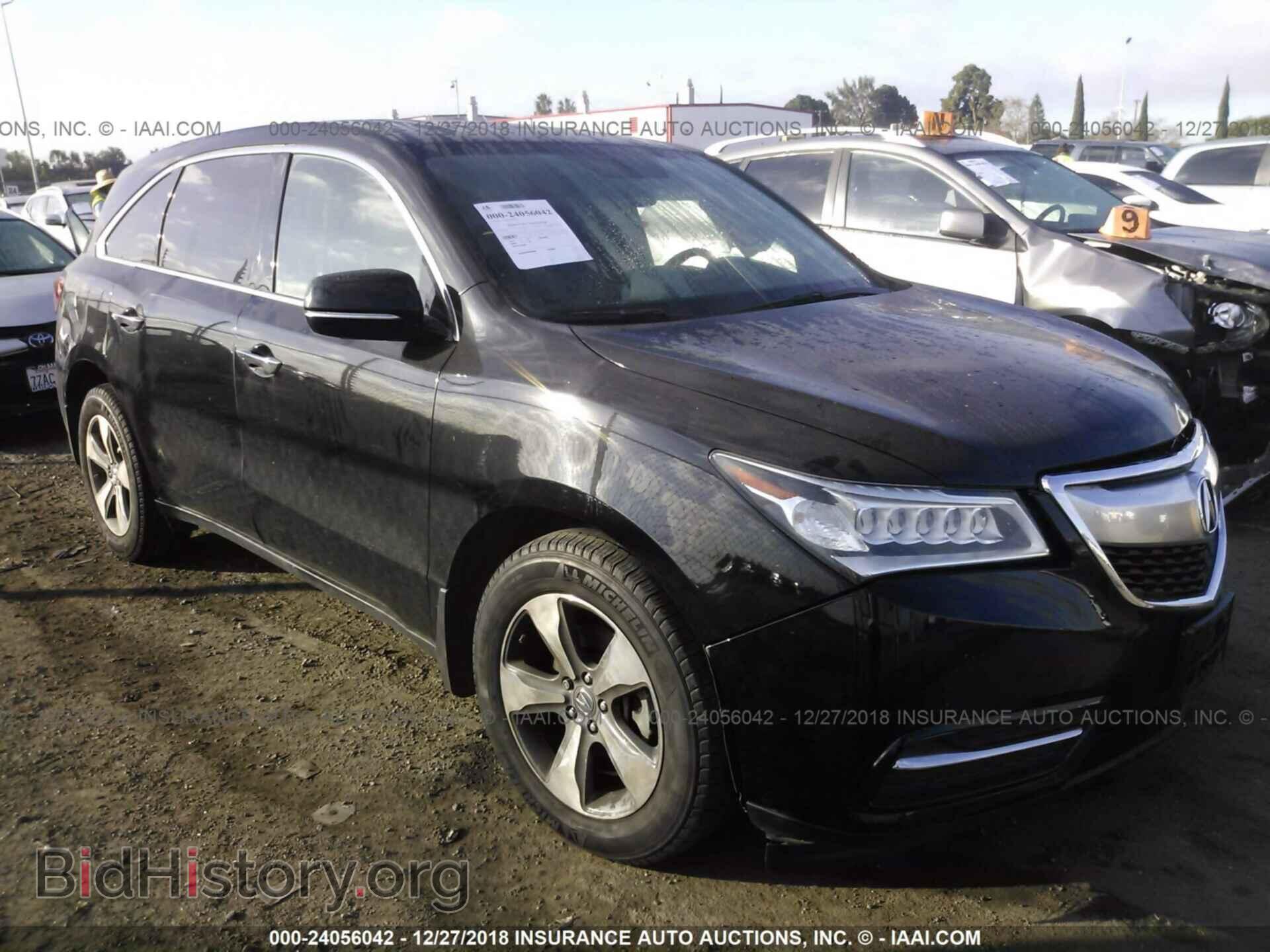 Фотография 5FRYD3H23EB004744 - ACURA MDX 2014