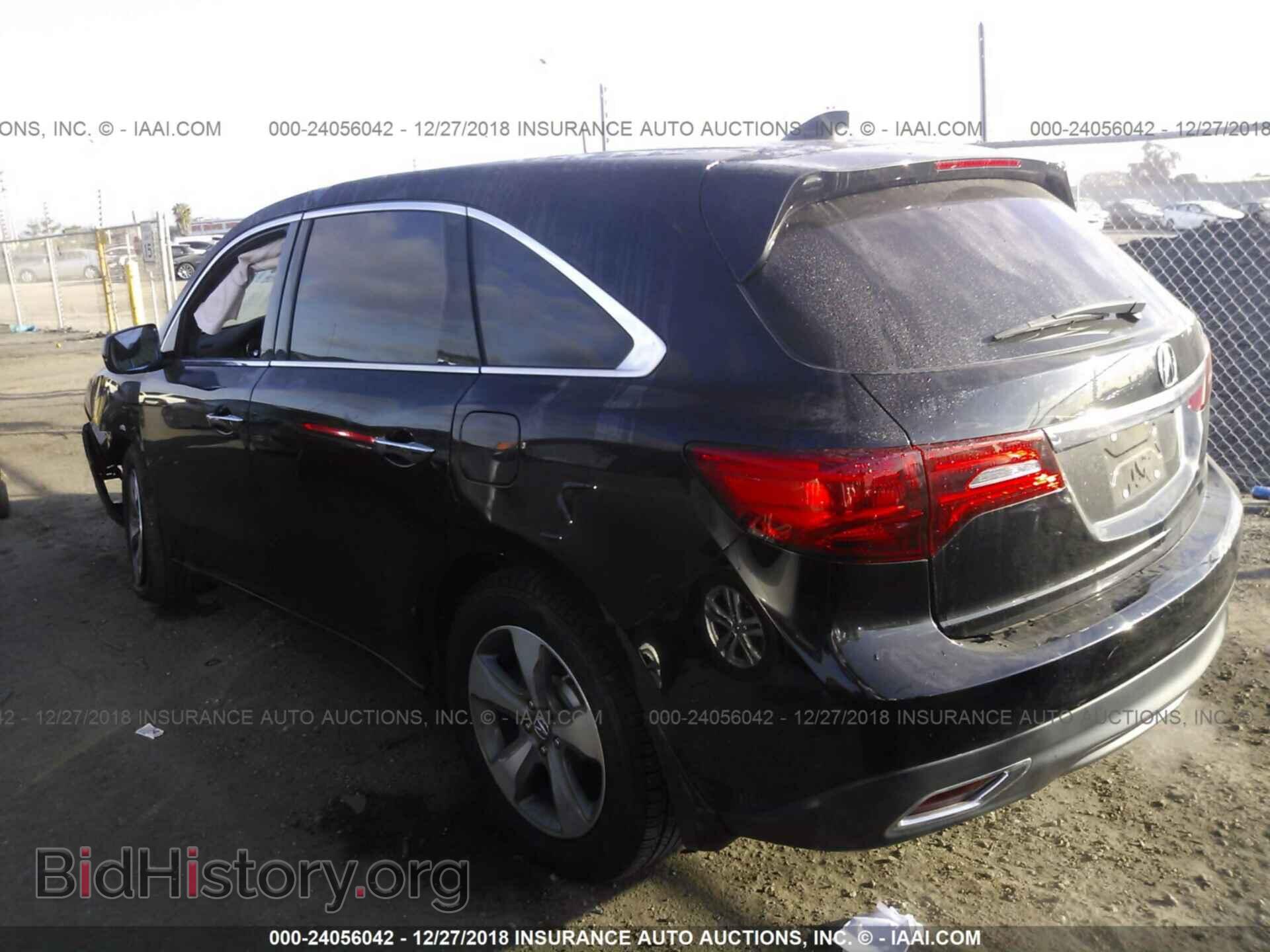 2014 ACURA MDX - VIN: 5FRYD3H23EB004744 - Фото 3