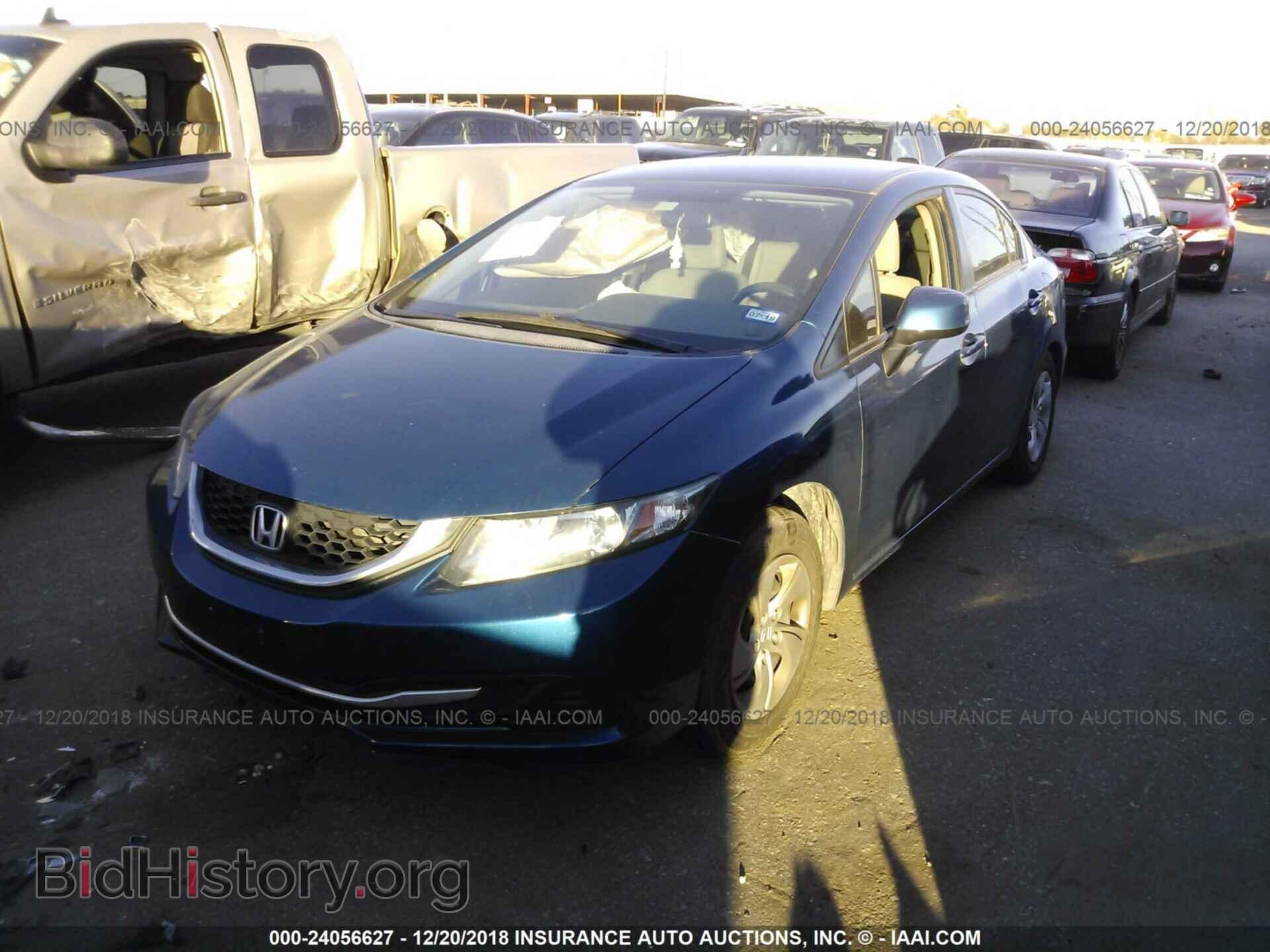 2013 HONDA CIVIC - VIN: 2HGFB2F55DH592078 - Фото 2