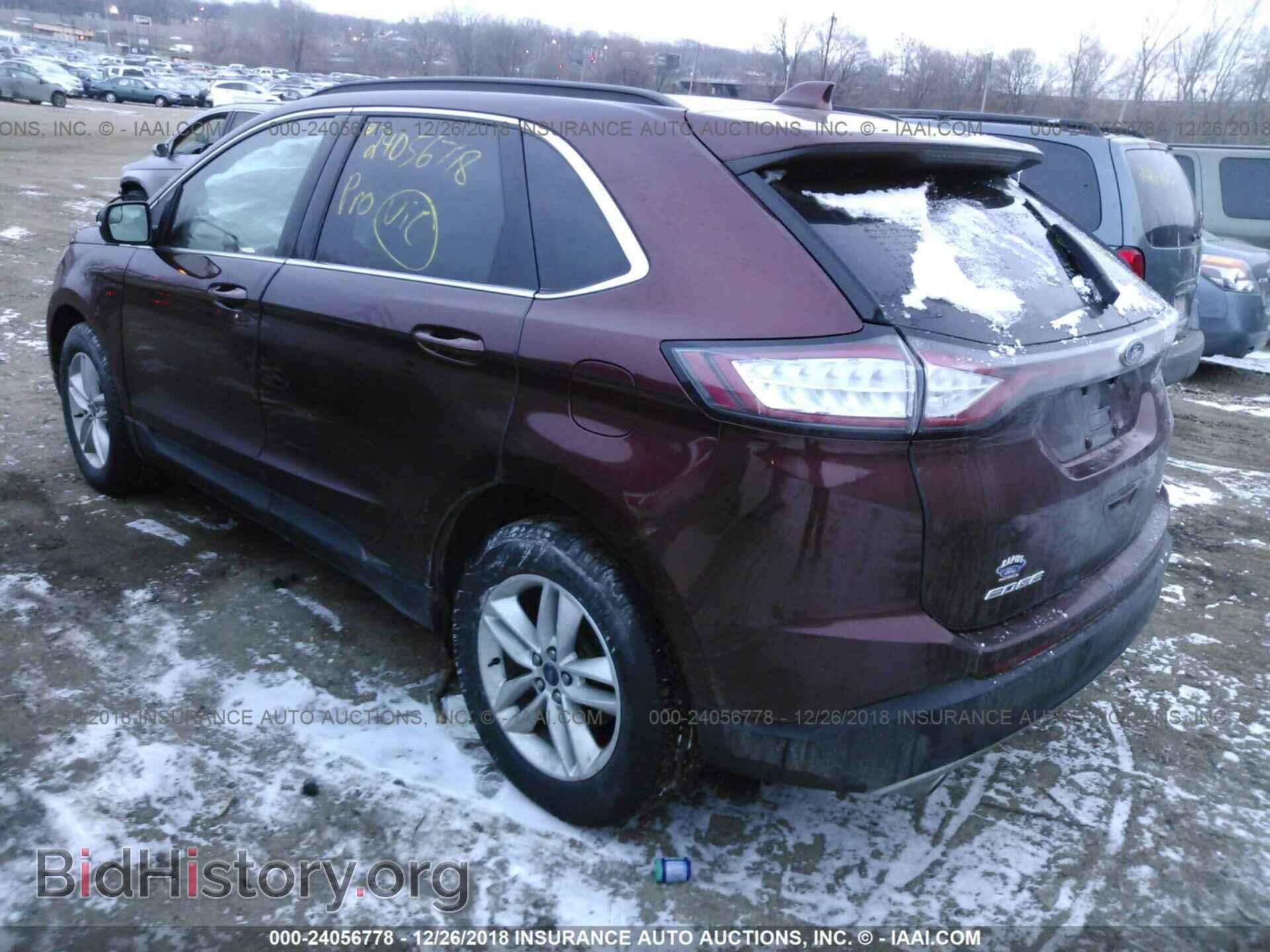 2015 FORD EDGE - VIN: 2FMTK4J8XFBB39932 - Фото 3
