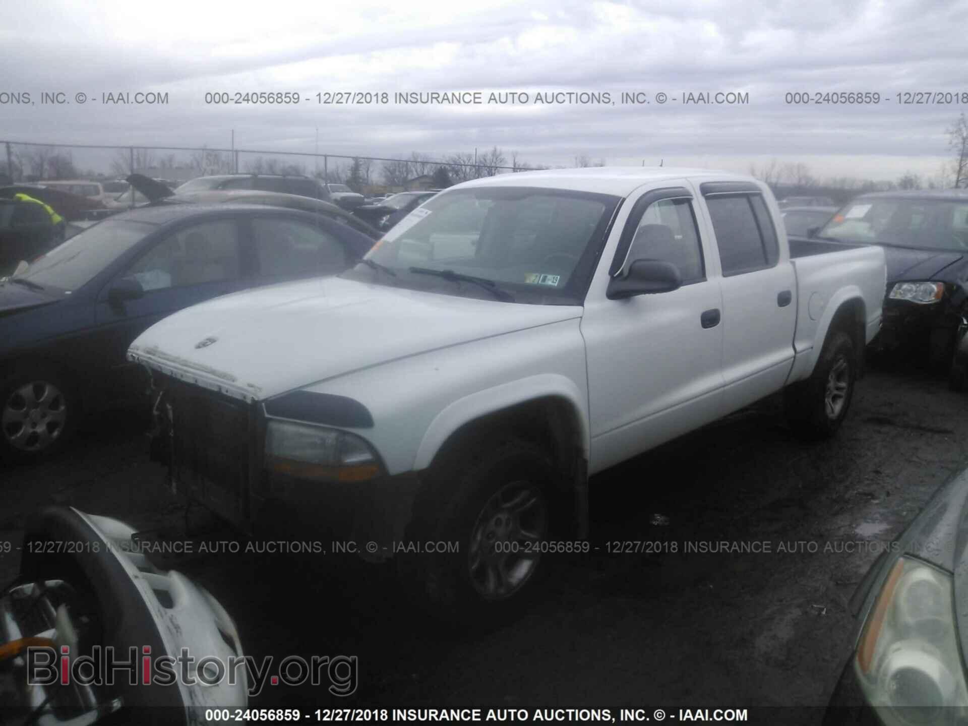 2004 DODGE DAKOTA - VIN: 1D7HG38KX4S523645 - Фото 2