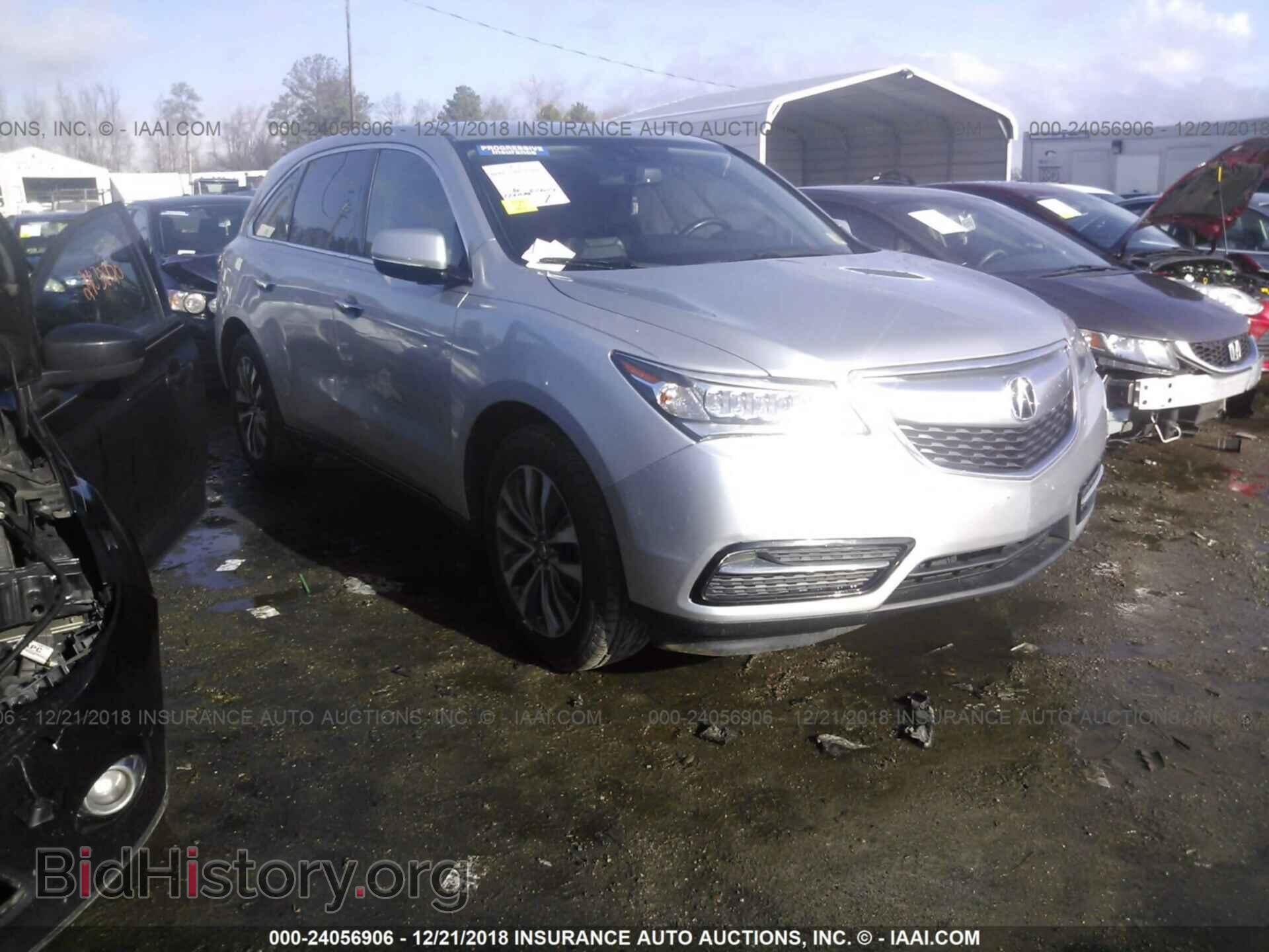 Фотография 5FRYD4H41EB033067 - ACURA MDX 2014