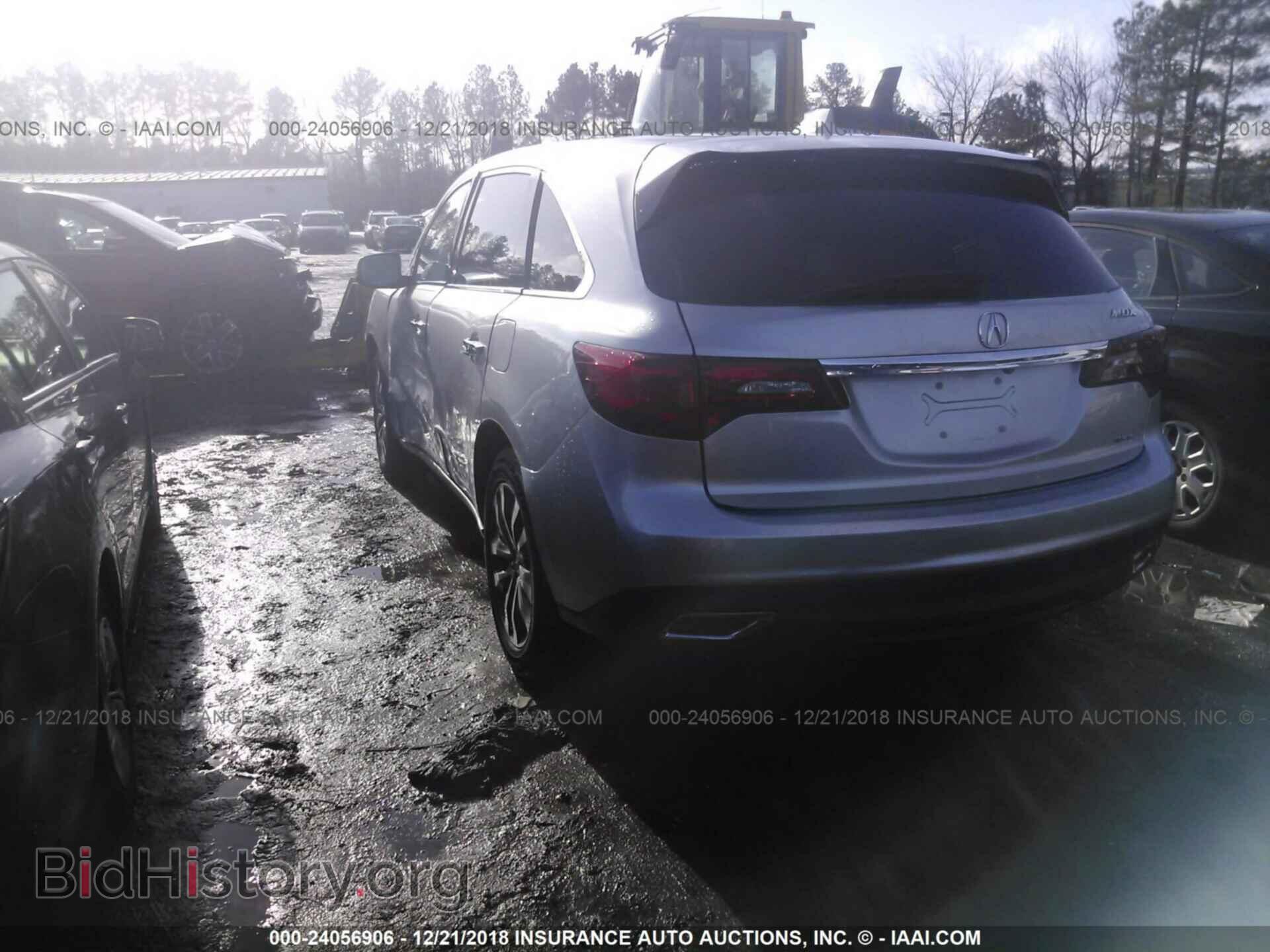 2014 ACURA MDX - VIN: 5FRYD4H41EB033067 - Фото 3