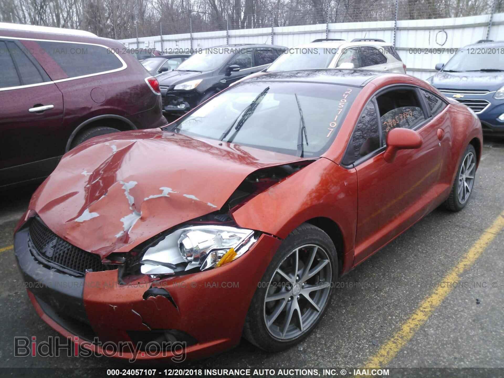 2011 MITSUBISHI ECLIPSE - VIN: 4A31K5DF8BE007811 - Photo 2