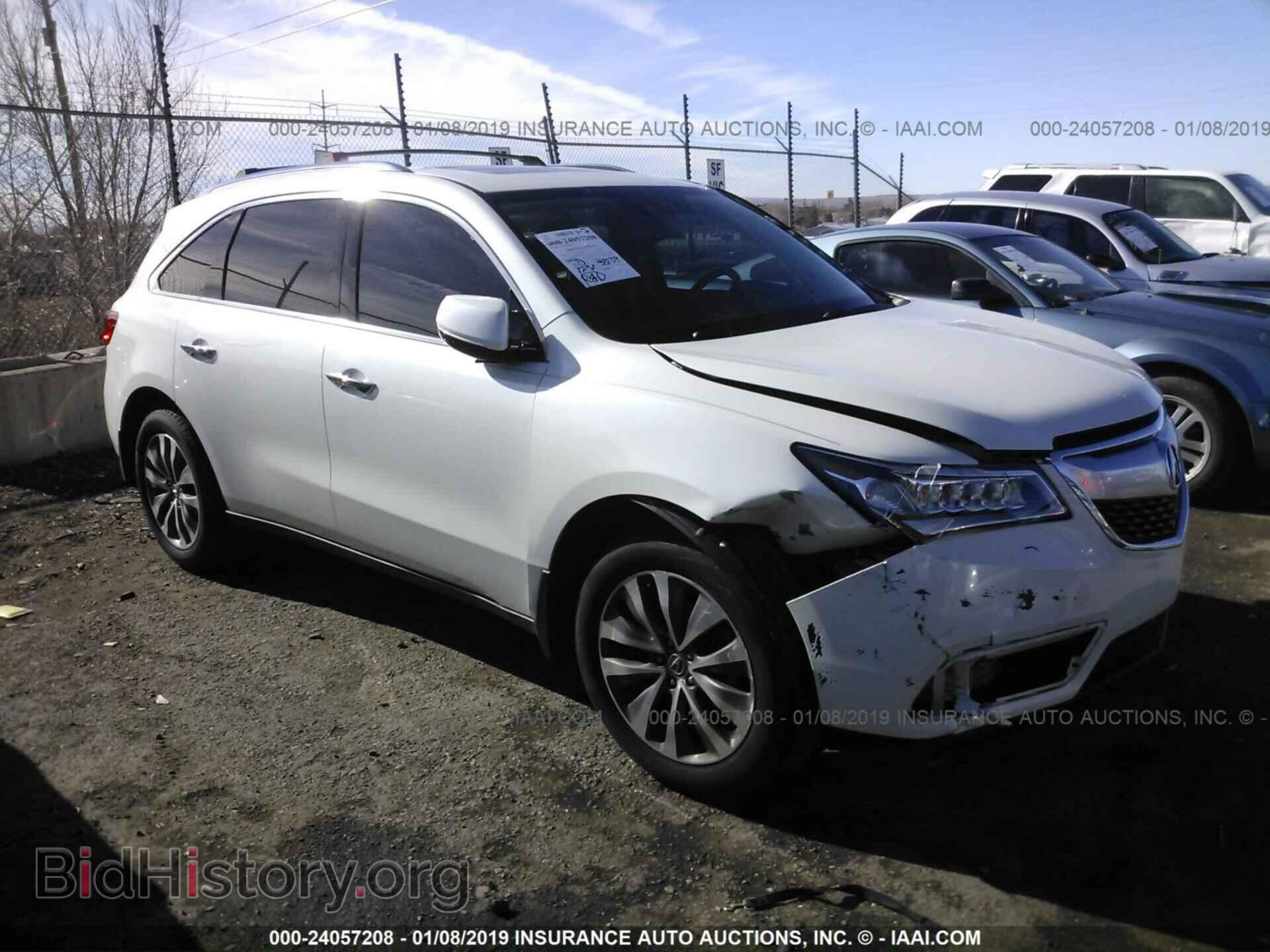 Фотография 5FRYD4H4XEB018566 - ACURA MDX 2014