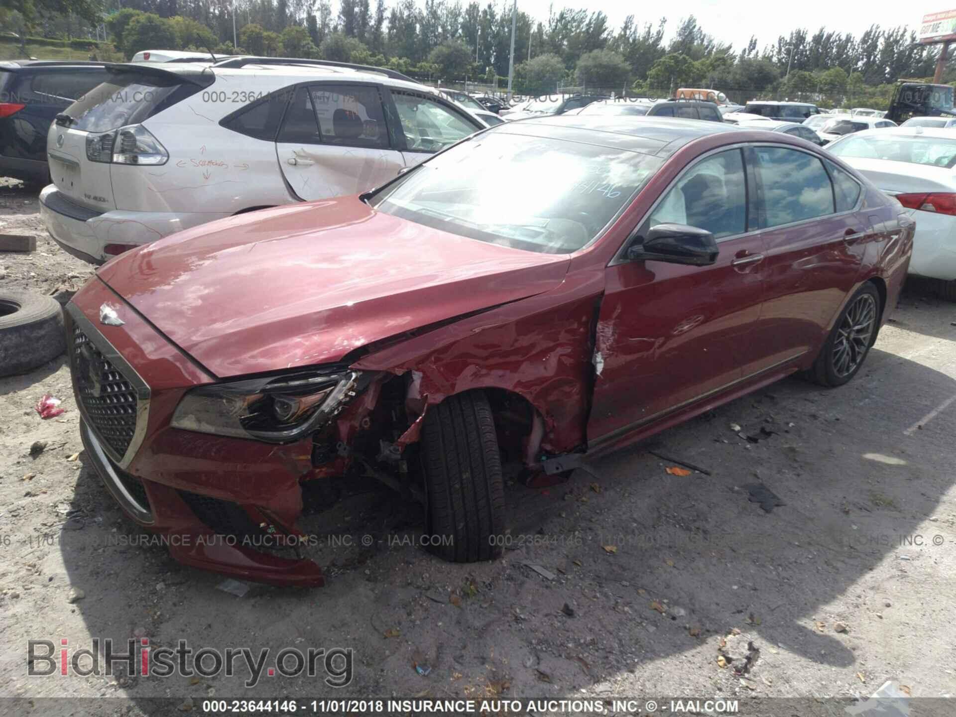 2018 GENESIS G80 - VIN: KMHGN4JB9JU225983 - Фото 2