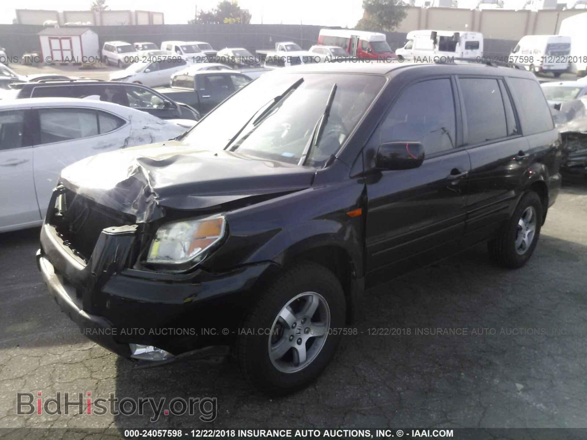 2007 HONDA PILOT - VIN: 5FNYF28777B044765 - Фото 2