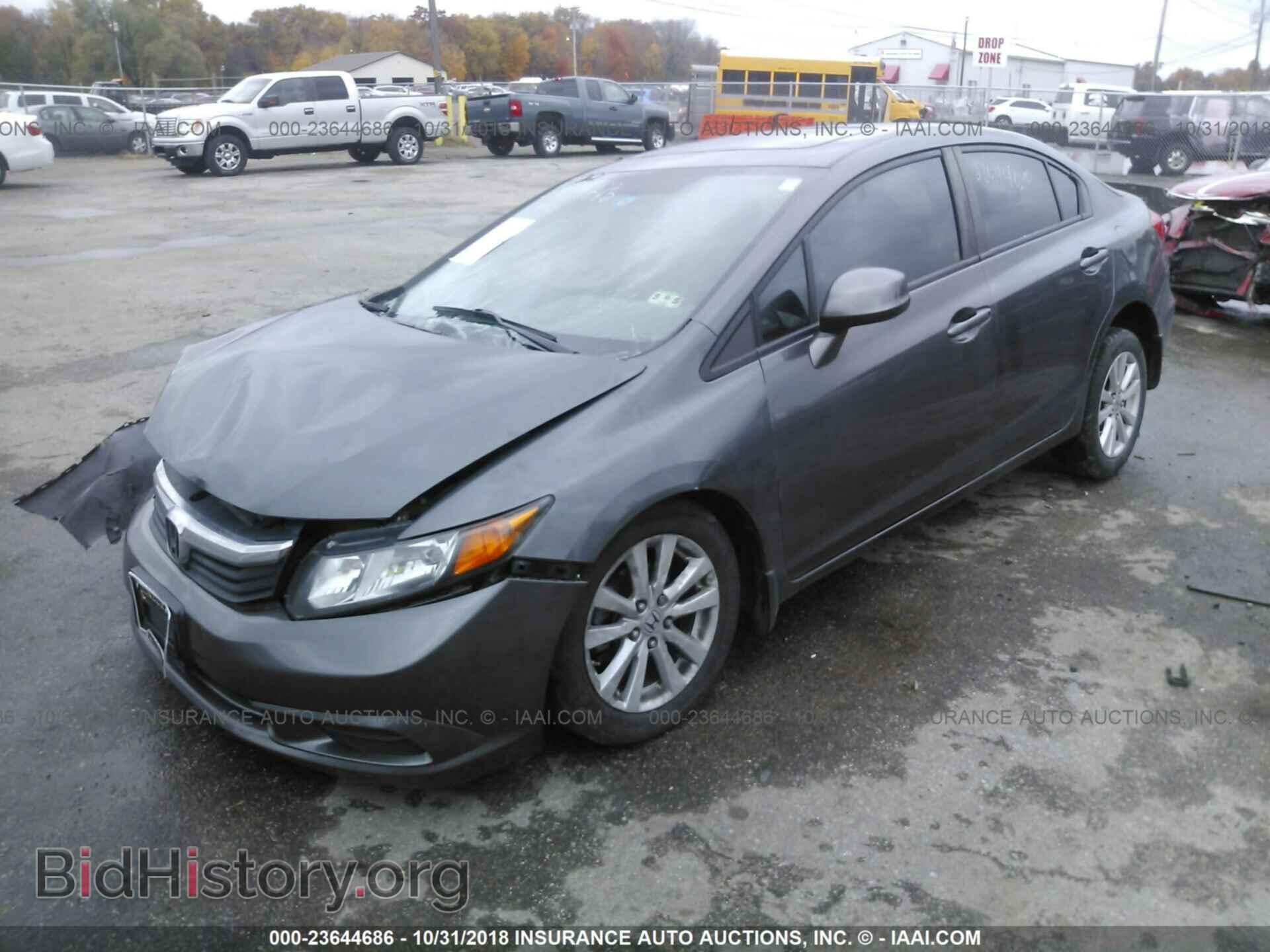 2012 HONDA CIVIC - VIN: 2HGFB2F96CH501773 - Фото 2